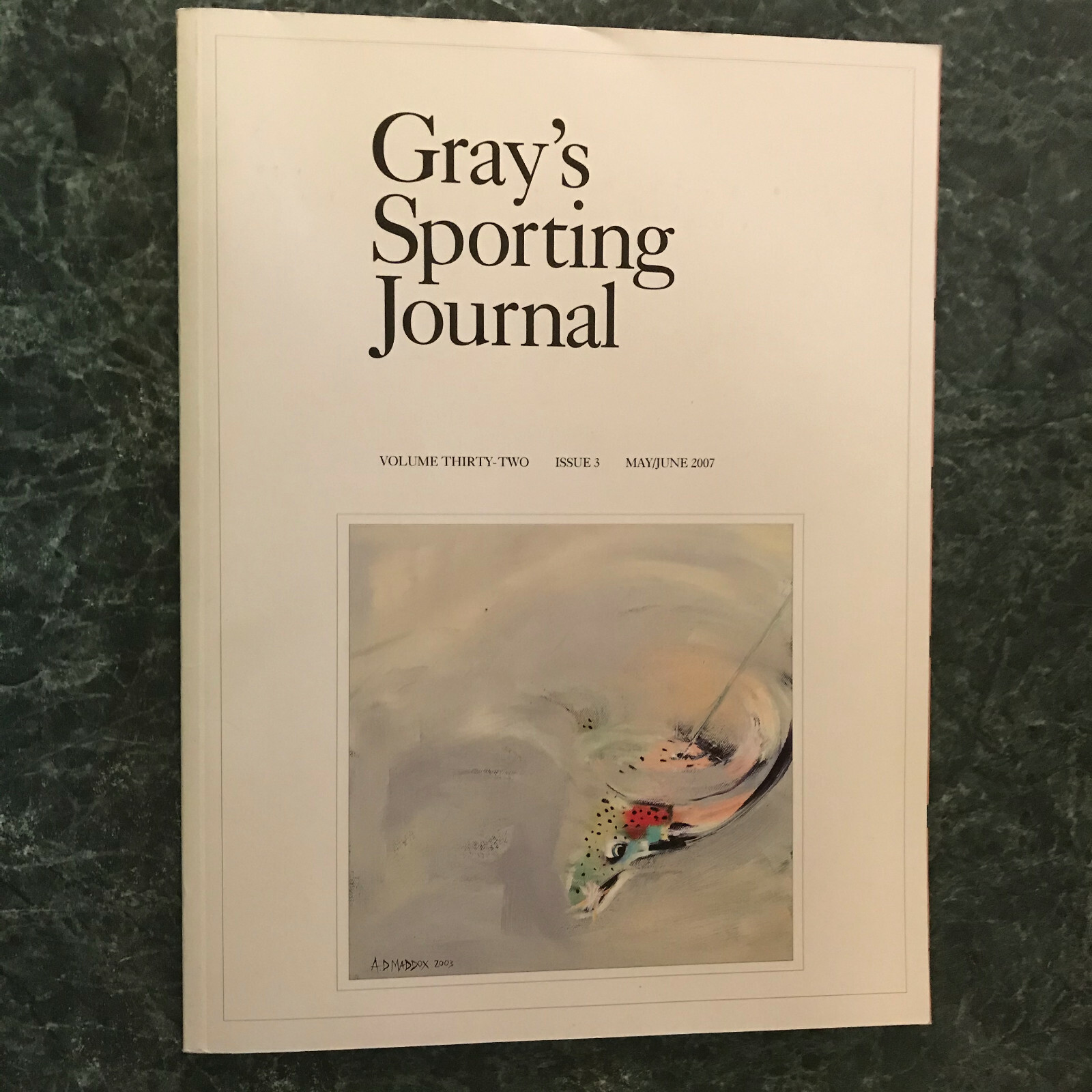 Gray’s Sporting Journal, May/June 2007, 152 pages, nearly new