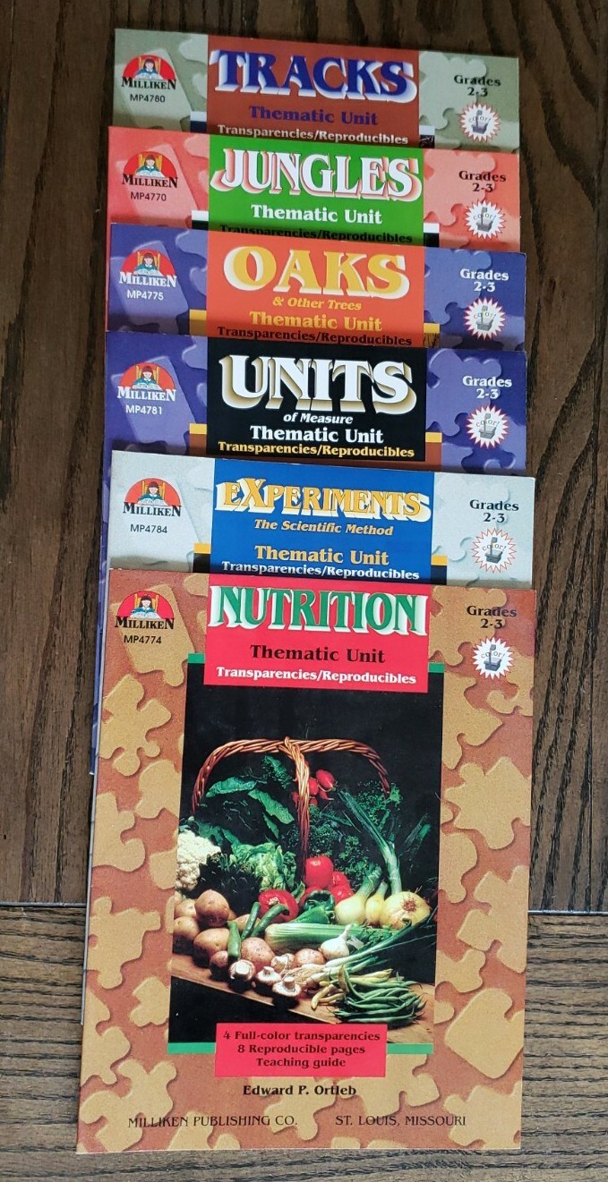 Milliken Thematic Units Science Teaching Books Ortleb Gr. 2-3 Transparencies