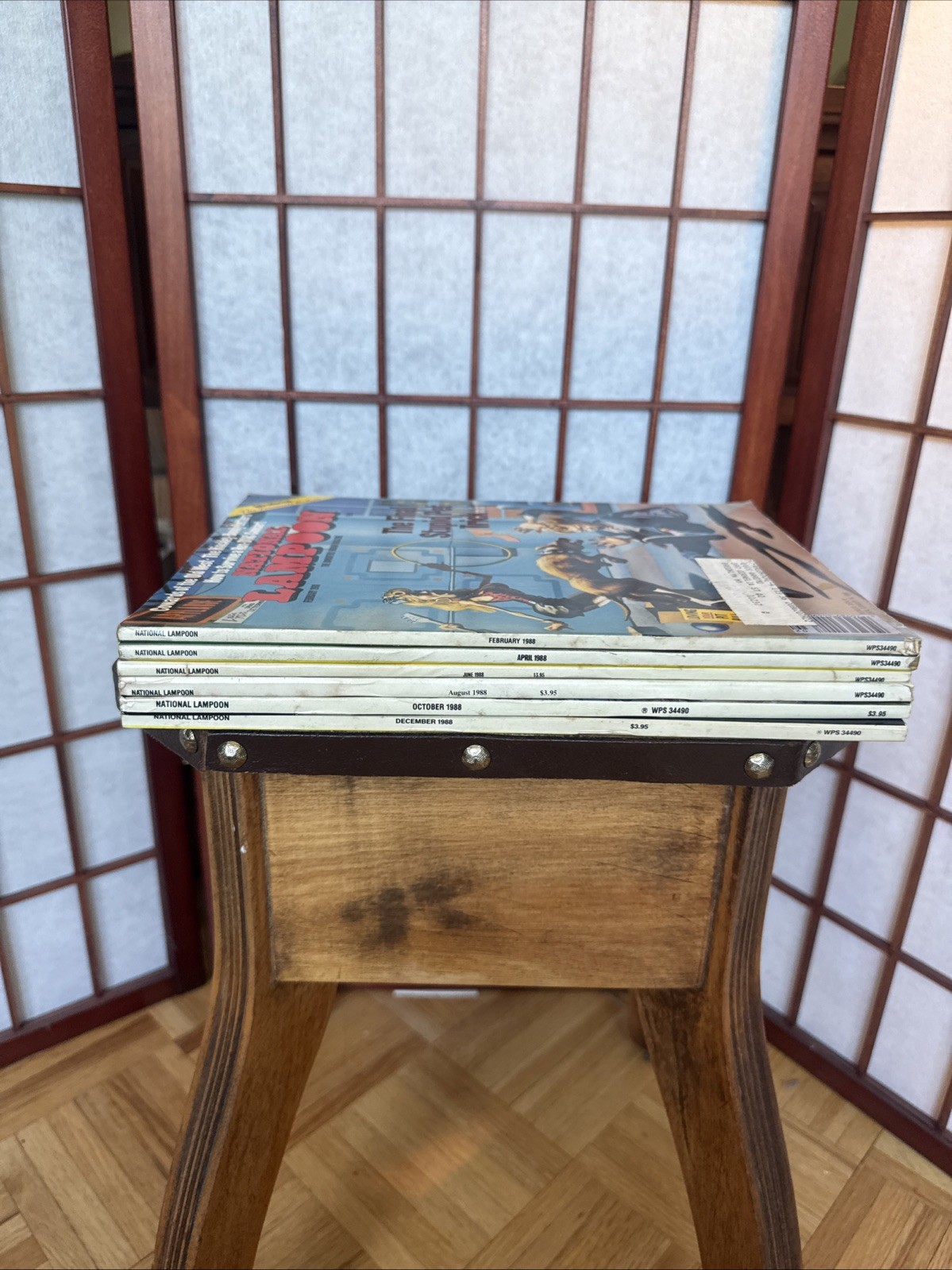 Complete Set of 1988 National Lampoon Magazine Lot of 6 Bimonthly Issues Humor