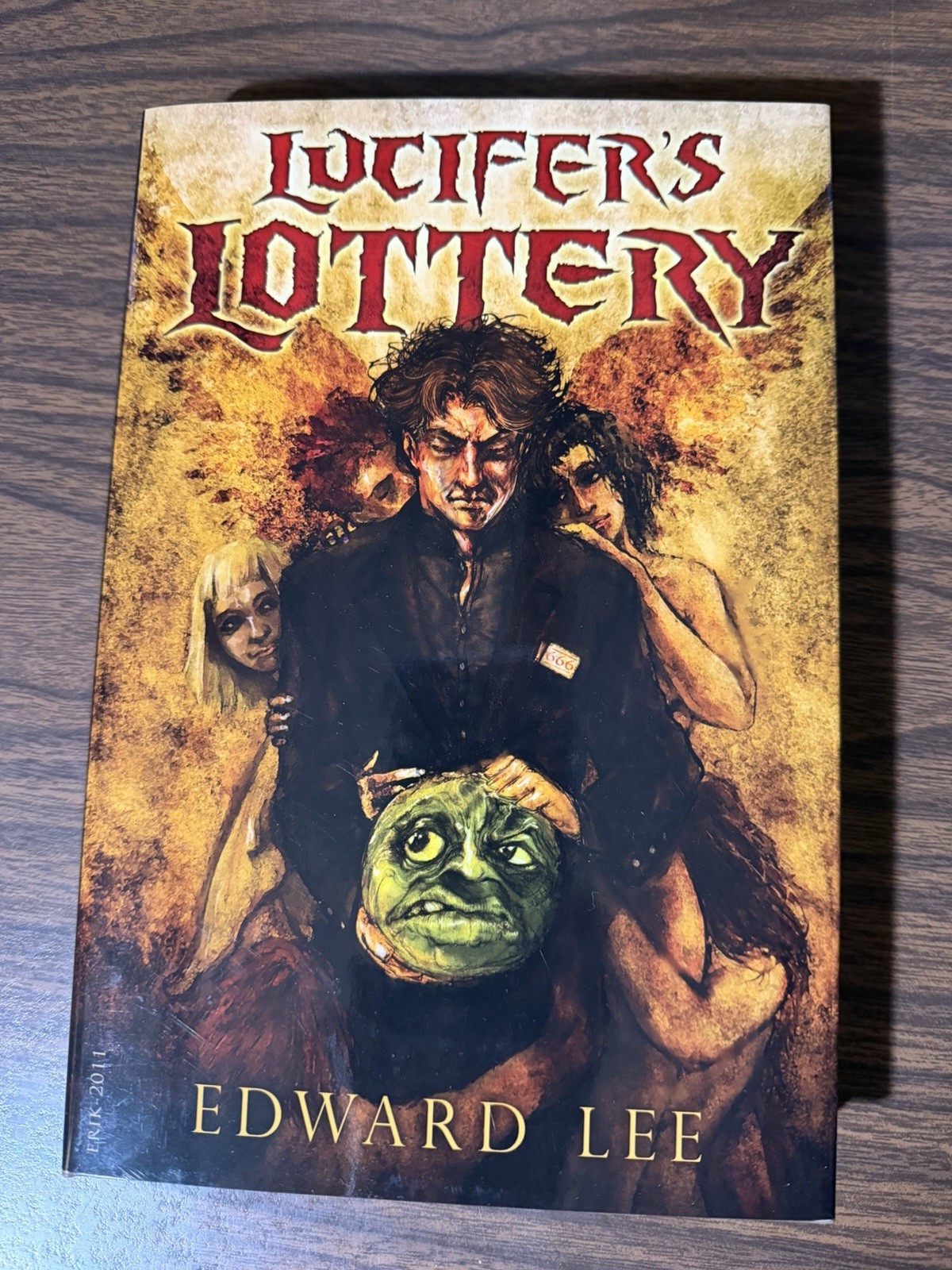 Edward Lee LUCIFER’S LOTTERY SIGNED 1st Edition 1st Printing CD Publications NEW