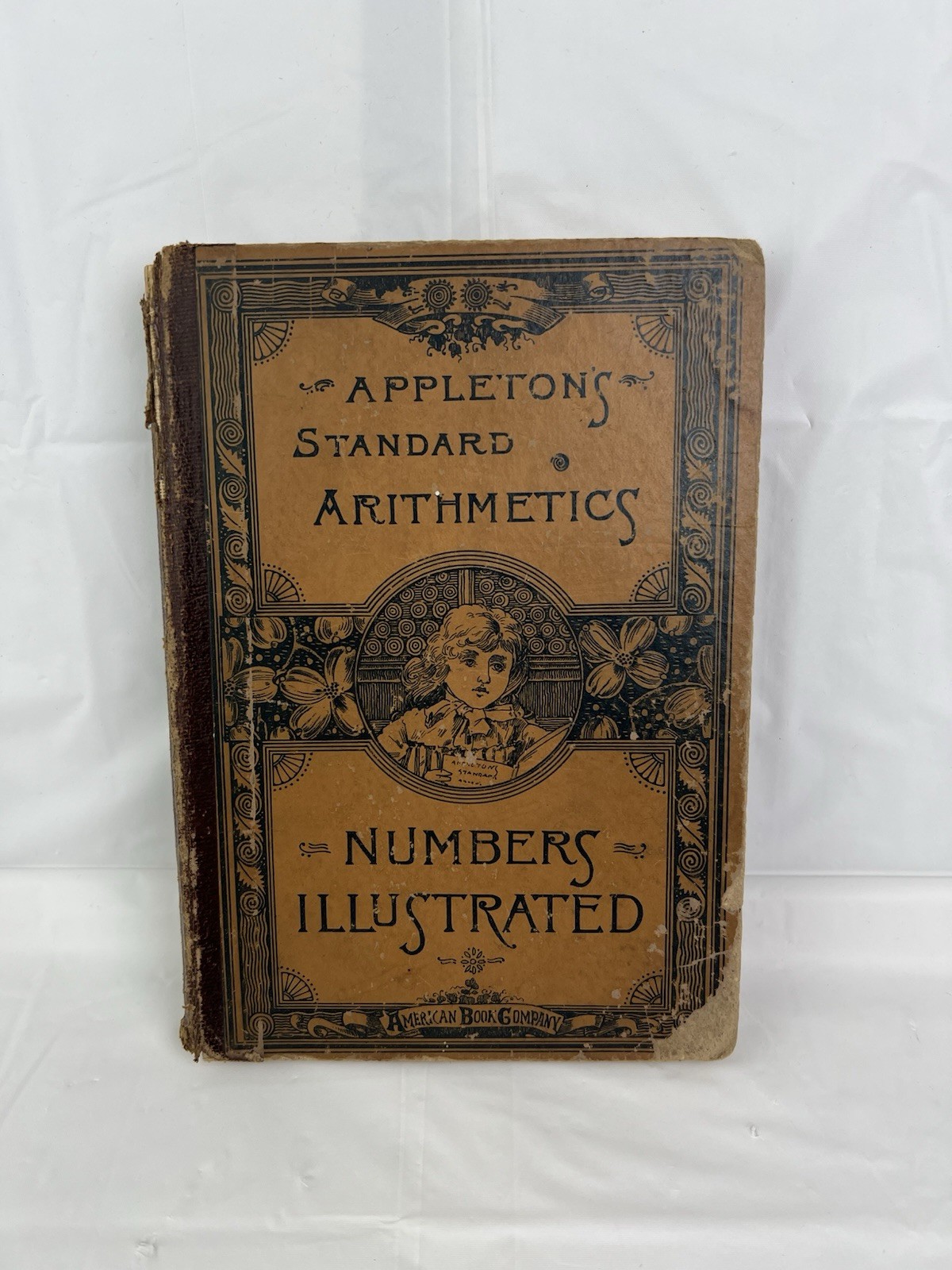 Antique 1886 School Book Appleton’s Standard Arithmetics by Andrew J. Rickoff HC