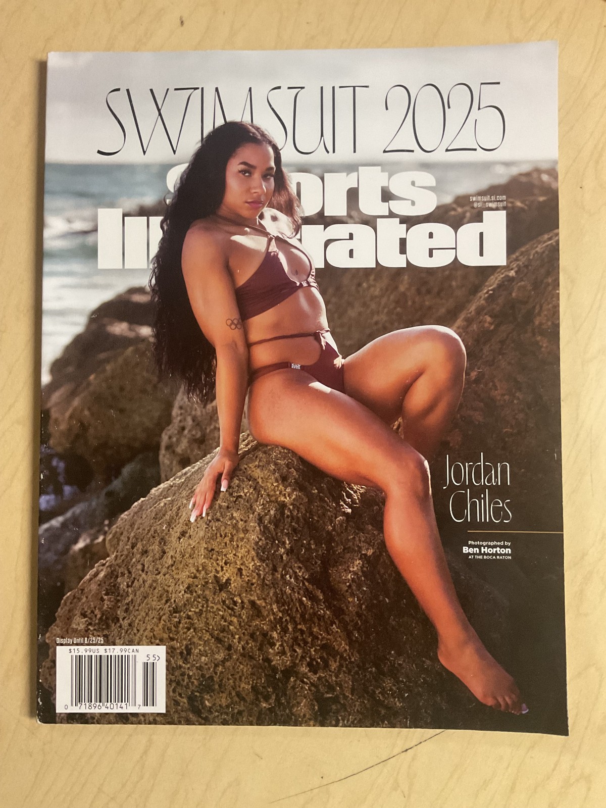 2025 Sports Illustrated SWIMSUIT issue Jordan Chiles sexy Newsstand cover