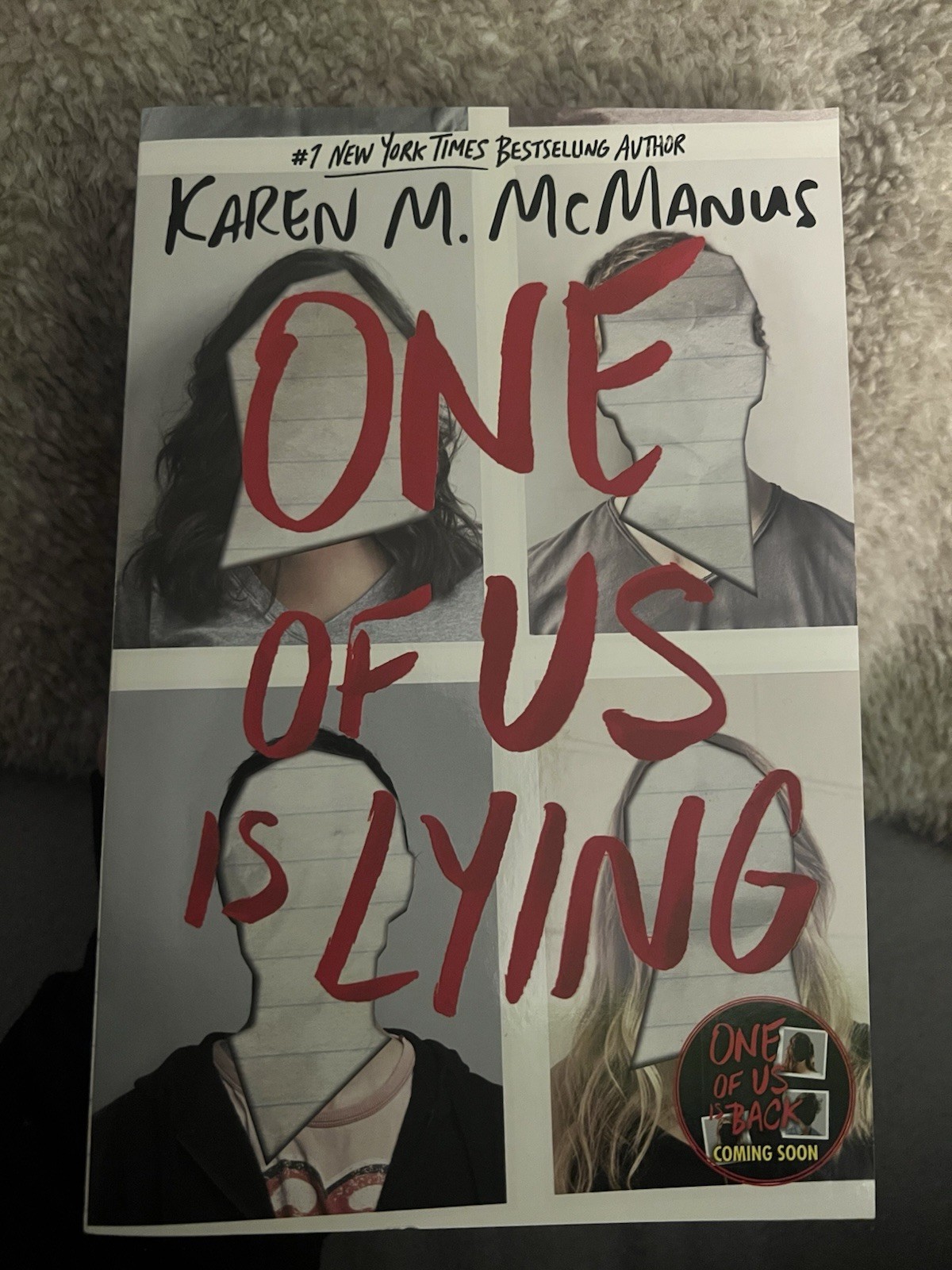 One of US Is Lying by Karen M. McManus (2023, Trade Paperback)