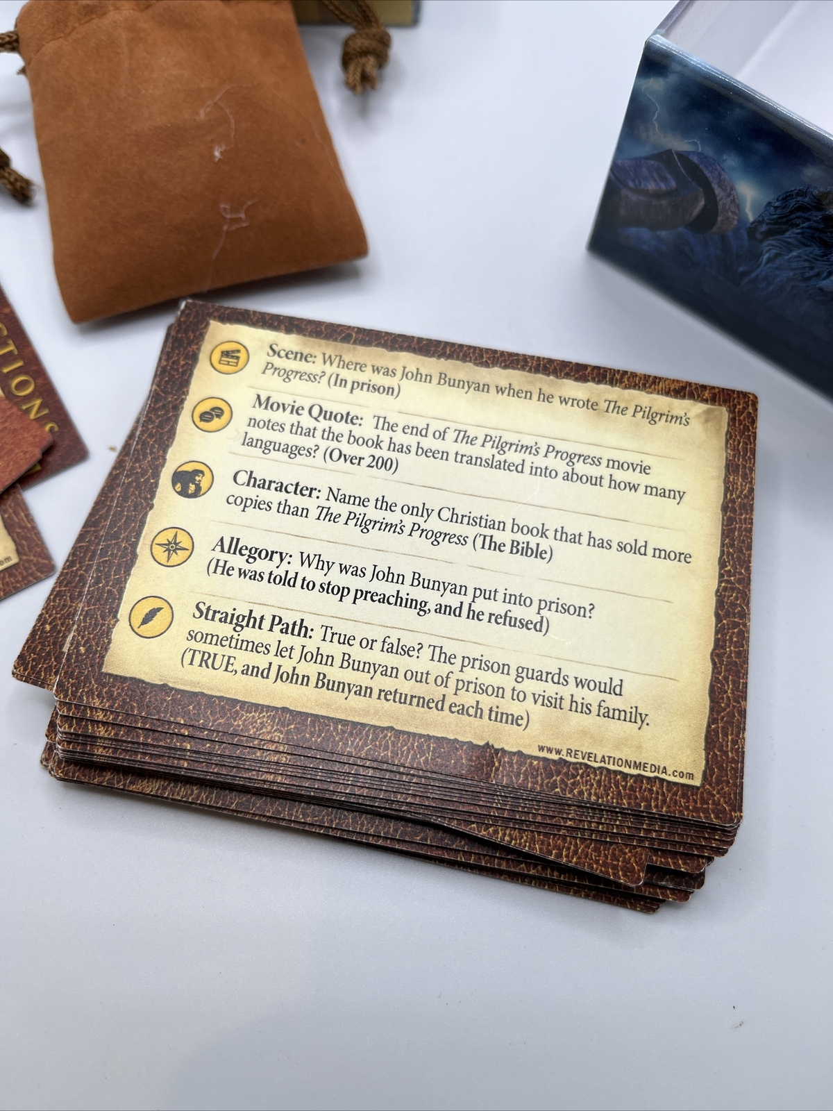 The Pilgrim’s Progress Trivia Deck by RevelationMedia 2020 NEW Rare