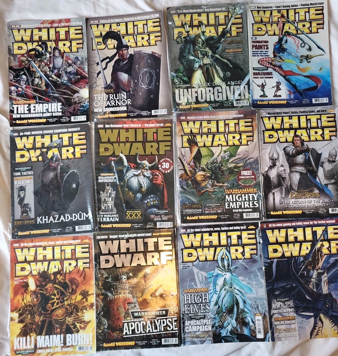 Warhammer White Dwarf complete run 2007