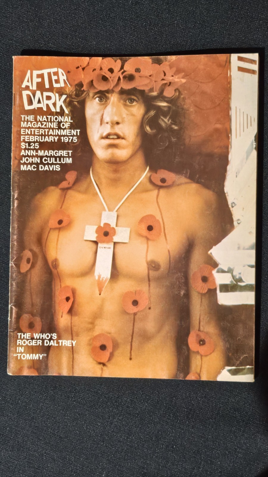 After Dark Magazine with Roger Daltrey on the cover from February 1975