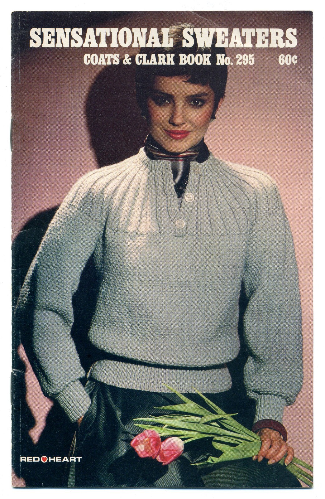 Vtg 1981 Coats & Clark Book #295 Sensational Sweaters Knitting Pattern Booklet