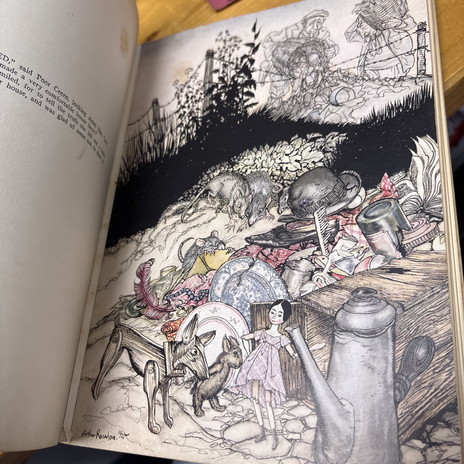 Poor Cecco – Margery Williams Bianco / Arthur Rackham 1925 Original HC