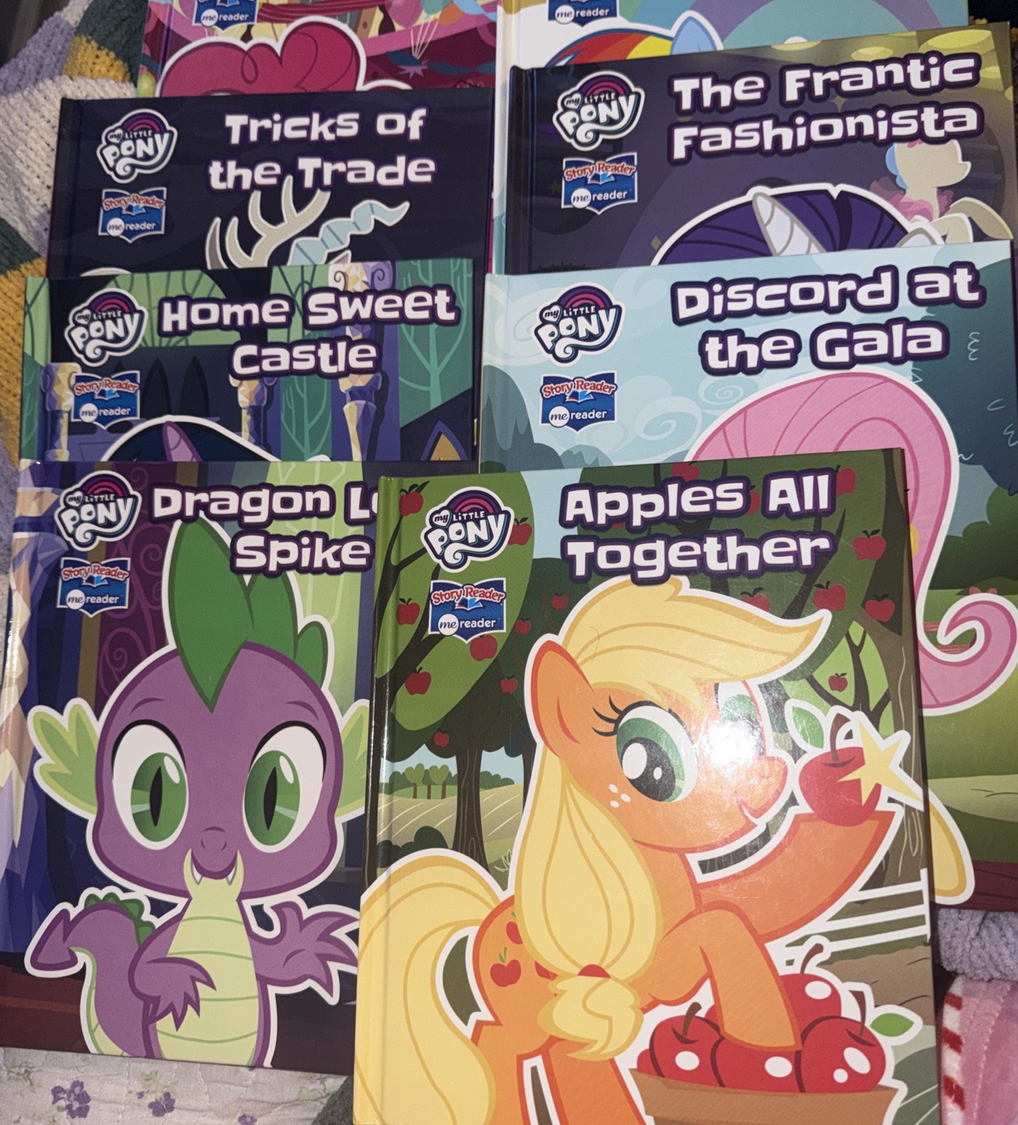 My Little Pony Hardback Books Set Of 8 w/ ME READERS !!