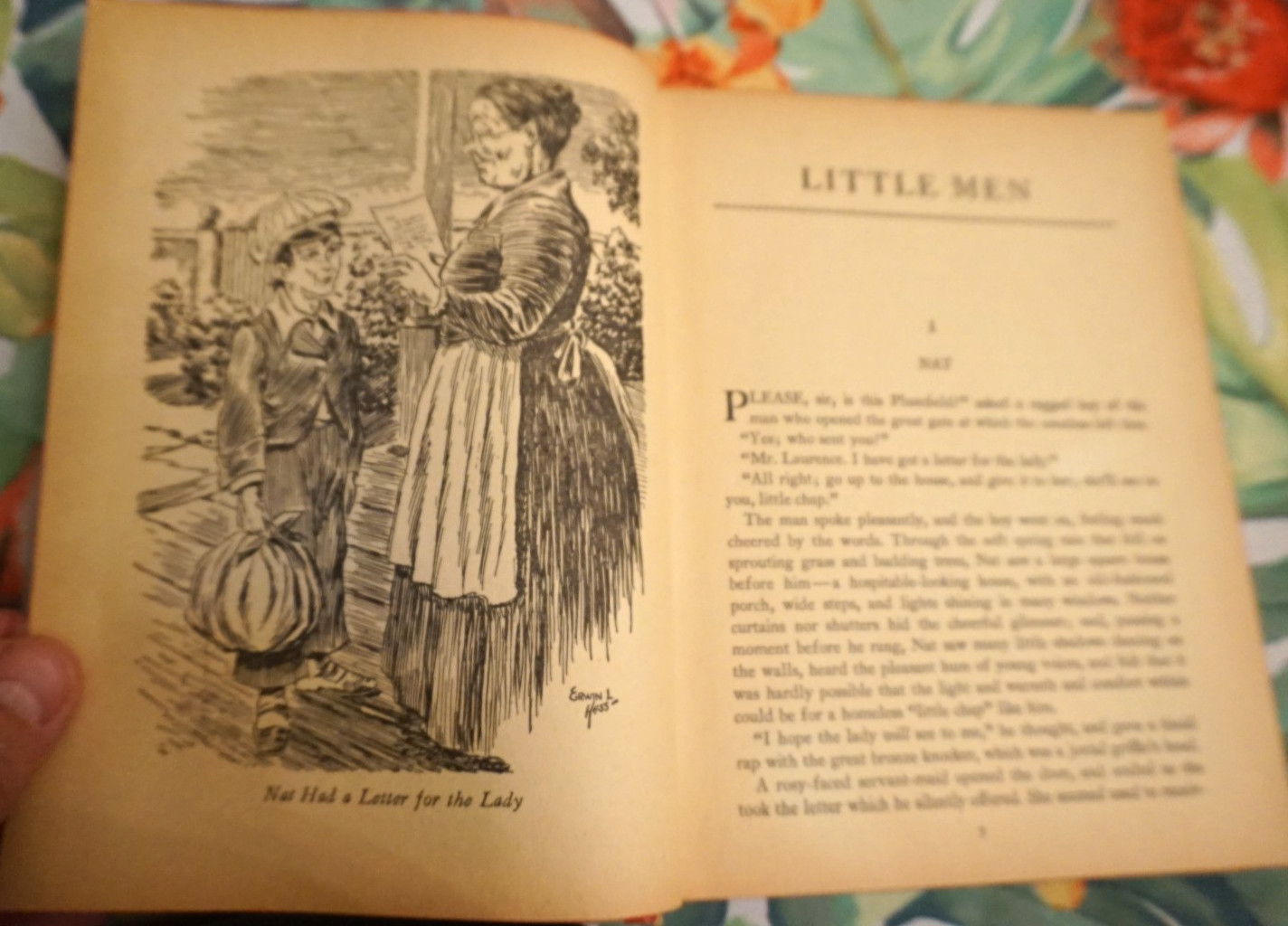 Little Men by Louisa May Alcott 1940 Whitman Publishing Company 2135 VTG