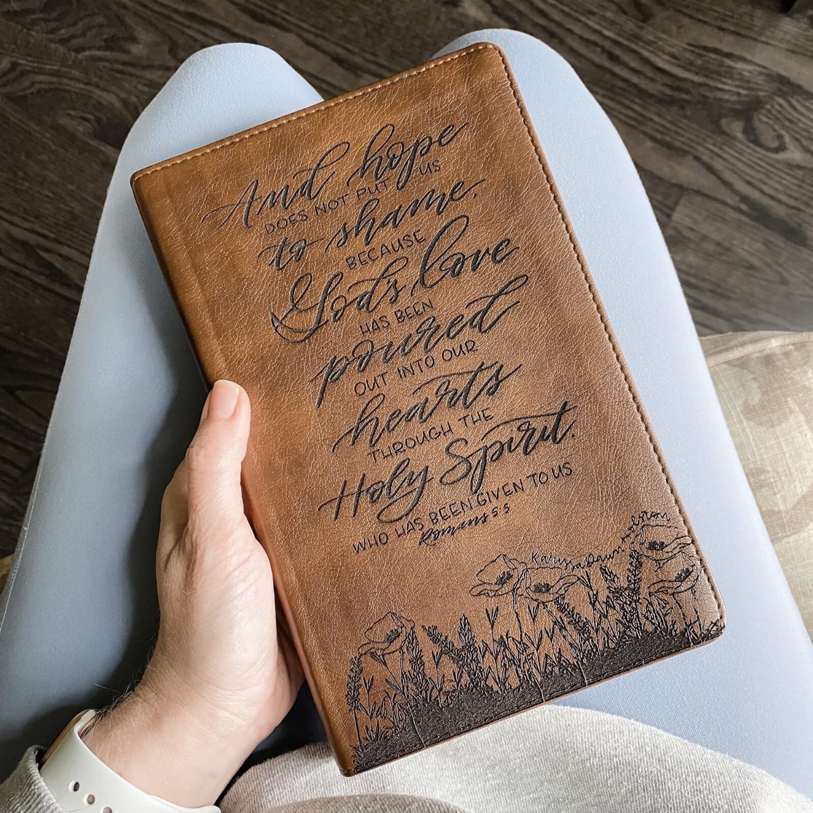 ESV Concise Study Bible – God’s Love Poured Out Into Our Heart – Add Custom name