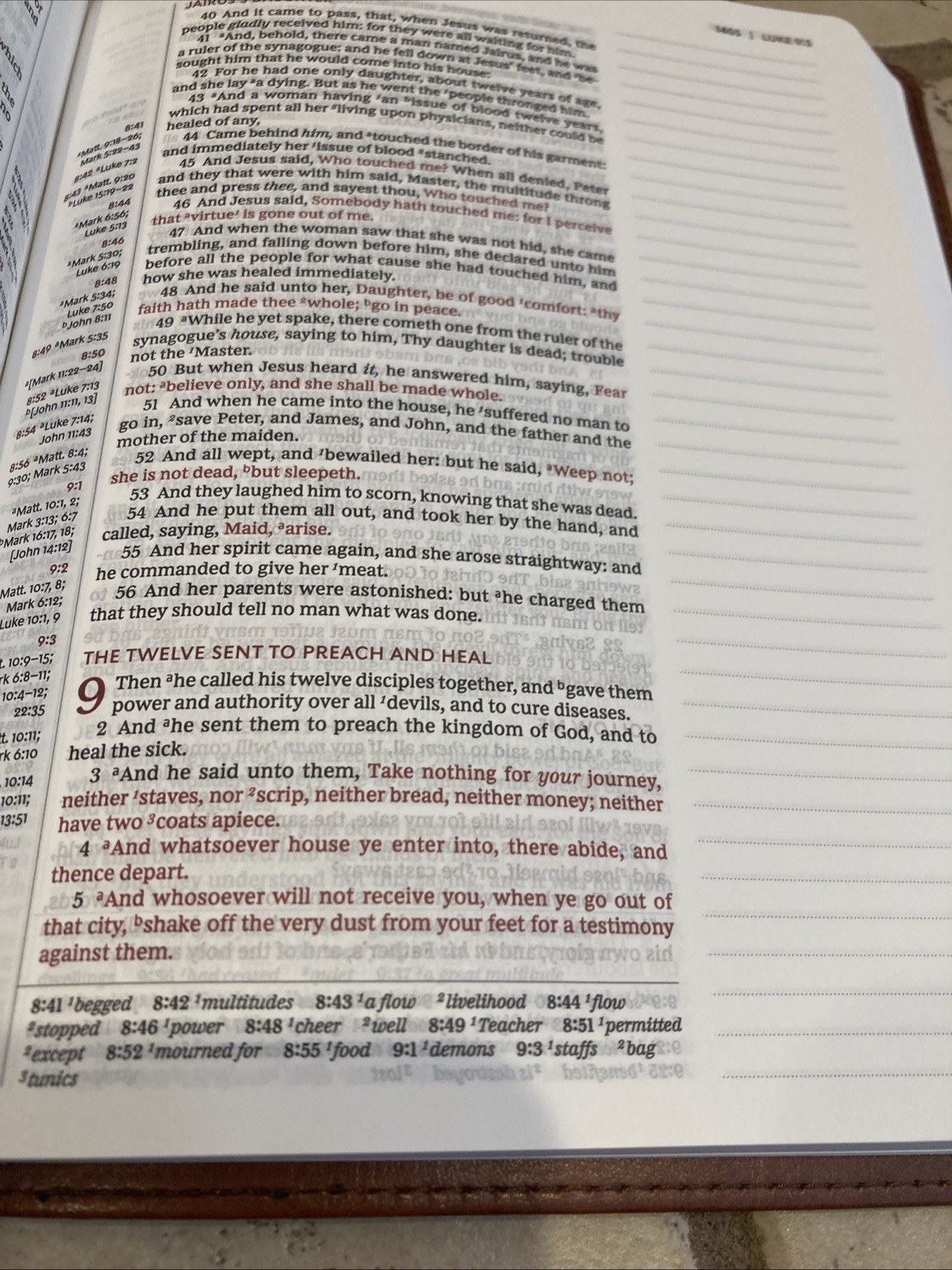KJV HOLY BIBLE VERSE ART COVER COLLECTION BROWN RED LETTER