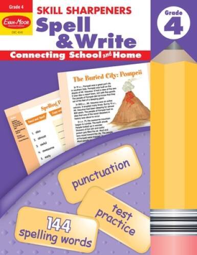 Skill Sharpeners Spell & Write, Grade 4 – Paperback – GOOD