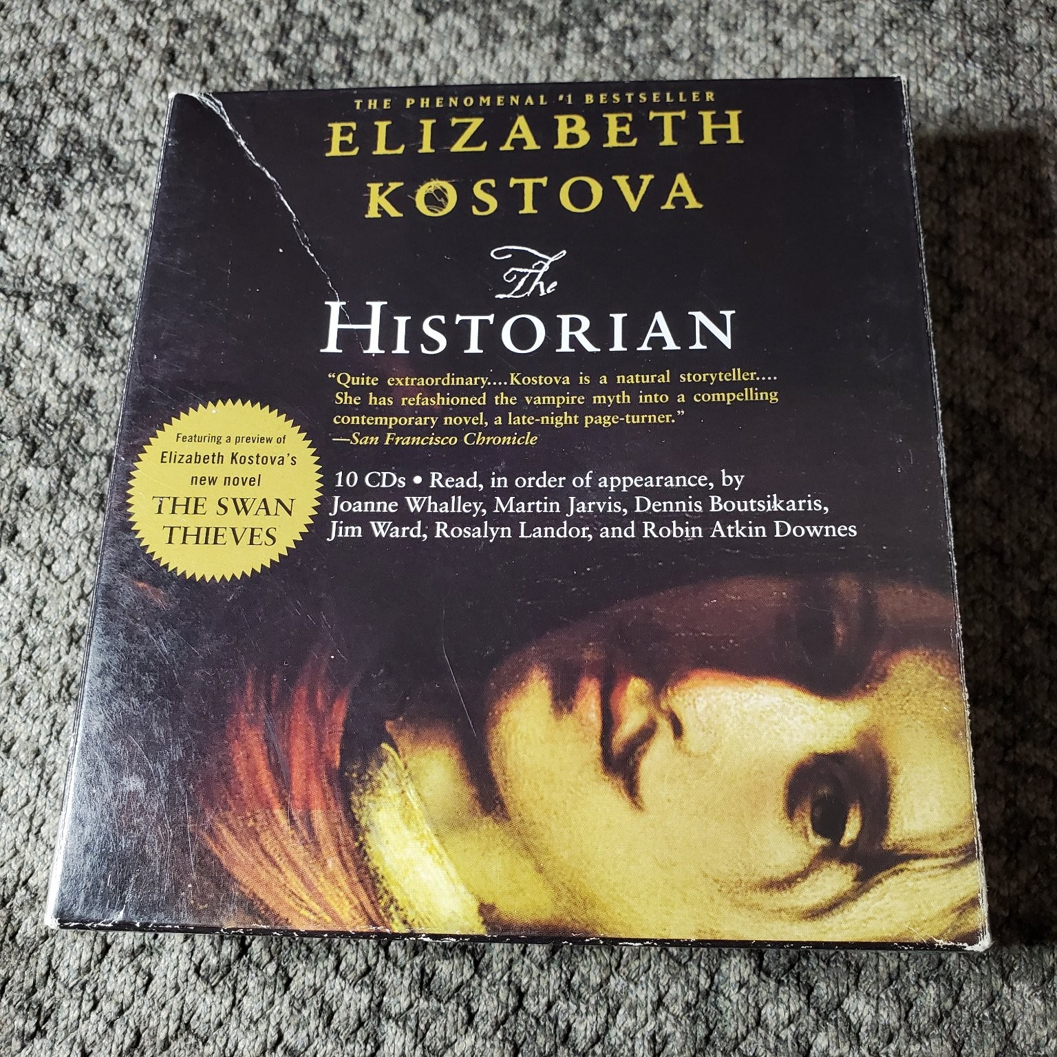 The Historian Elizabeth Kostova 2005 Audiobook 10 CD Vampire Thriller Hachette