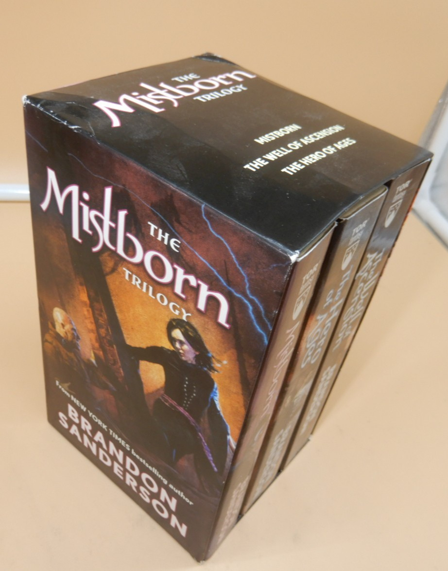 The MISTBORN Trilogy Boxed set Brandon Sanderson Paperback Books TOR 2008
