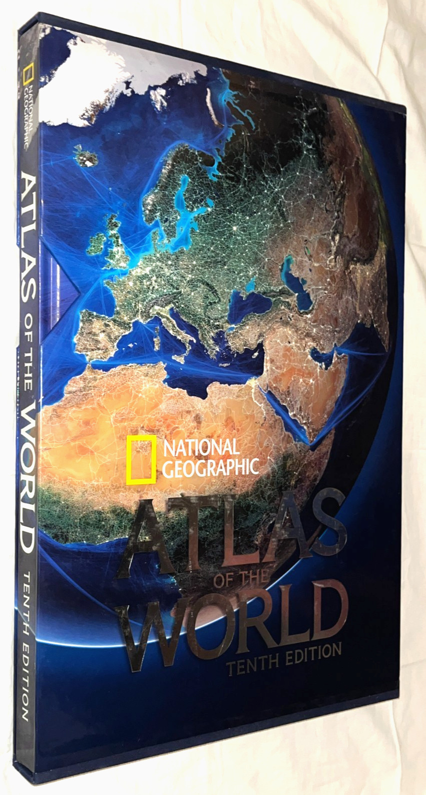 National Geographic Atlas of the World Tenth Edition Hardcover with Slipcase