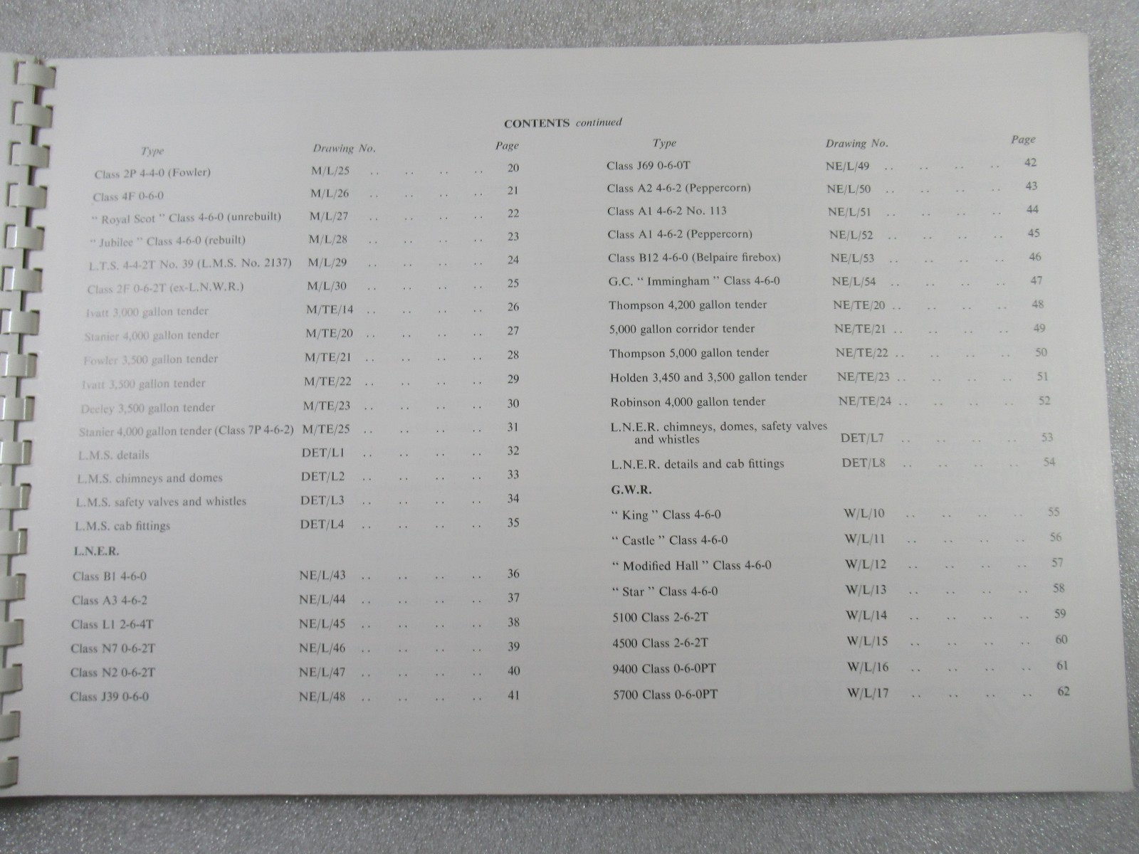 Historic Locomotive Drawings in 4mm Scale – F J Roche 1982 Ian Allan Railway