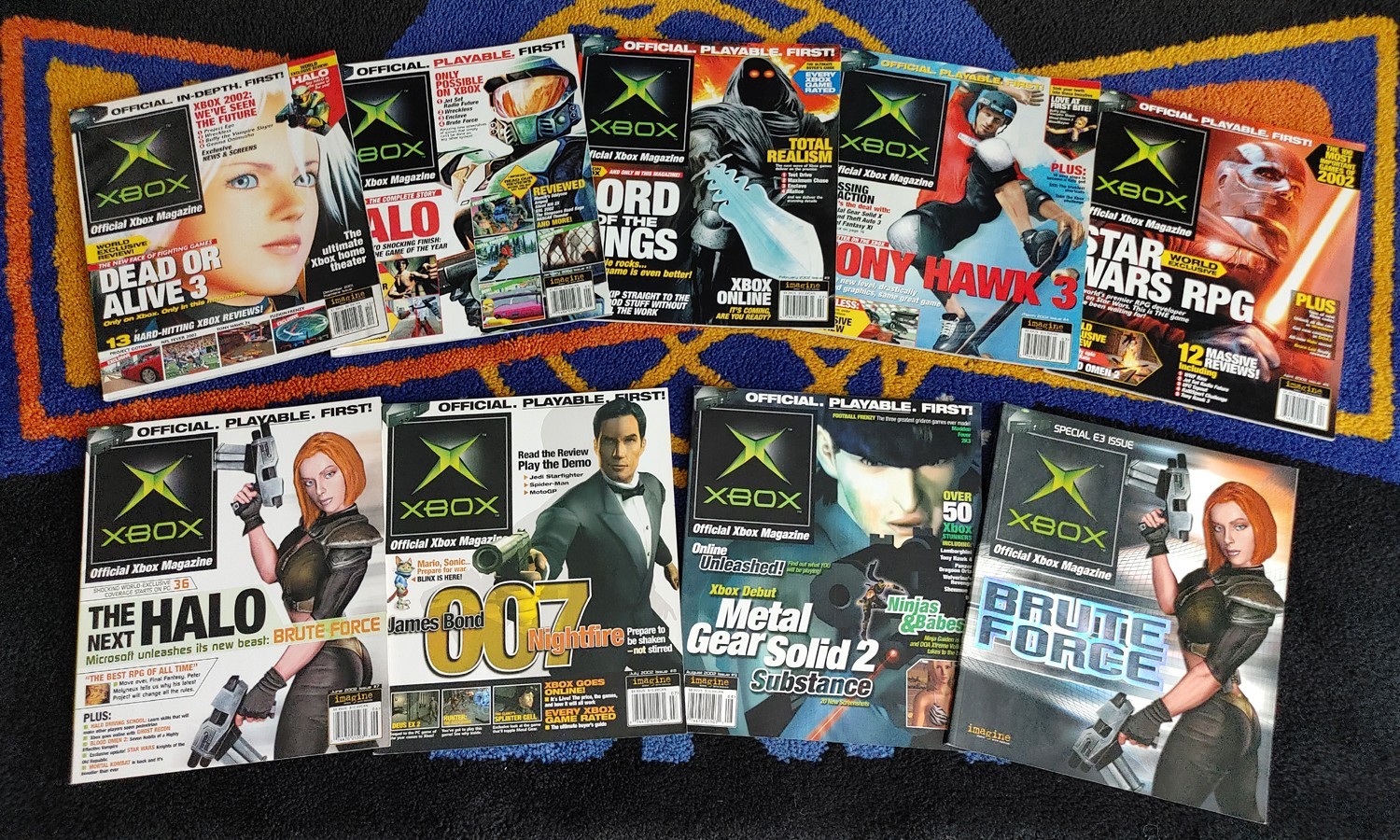 Official Xbox Magazine lot = Premier #1, Special E3 issue, Ultimate Guide issue