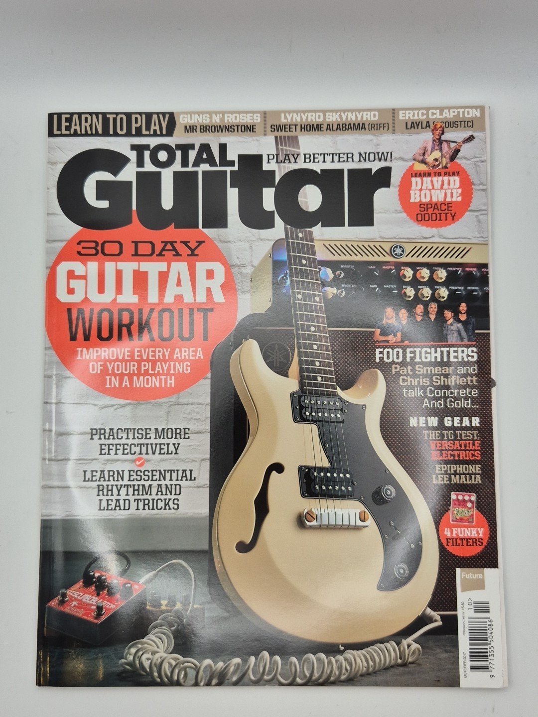 Total Guitar Magazine October 2017 Issue 298 Guns N‘ Roses Lynyrd Skynryd