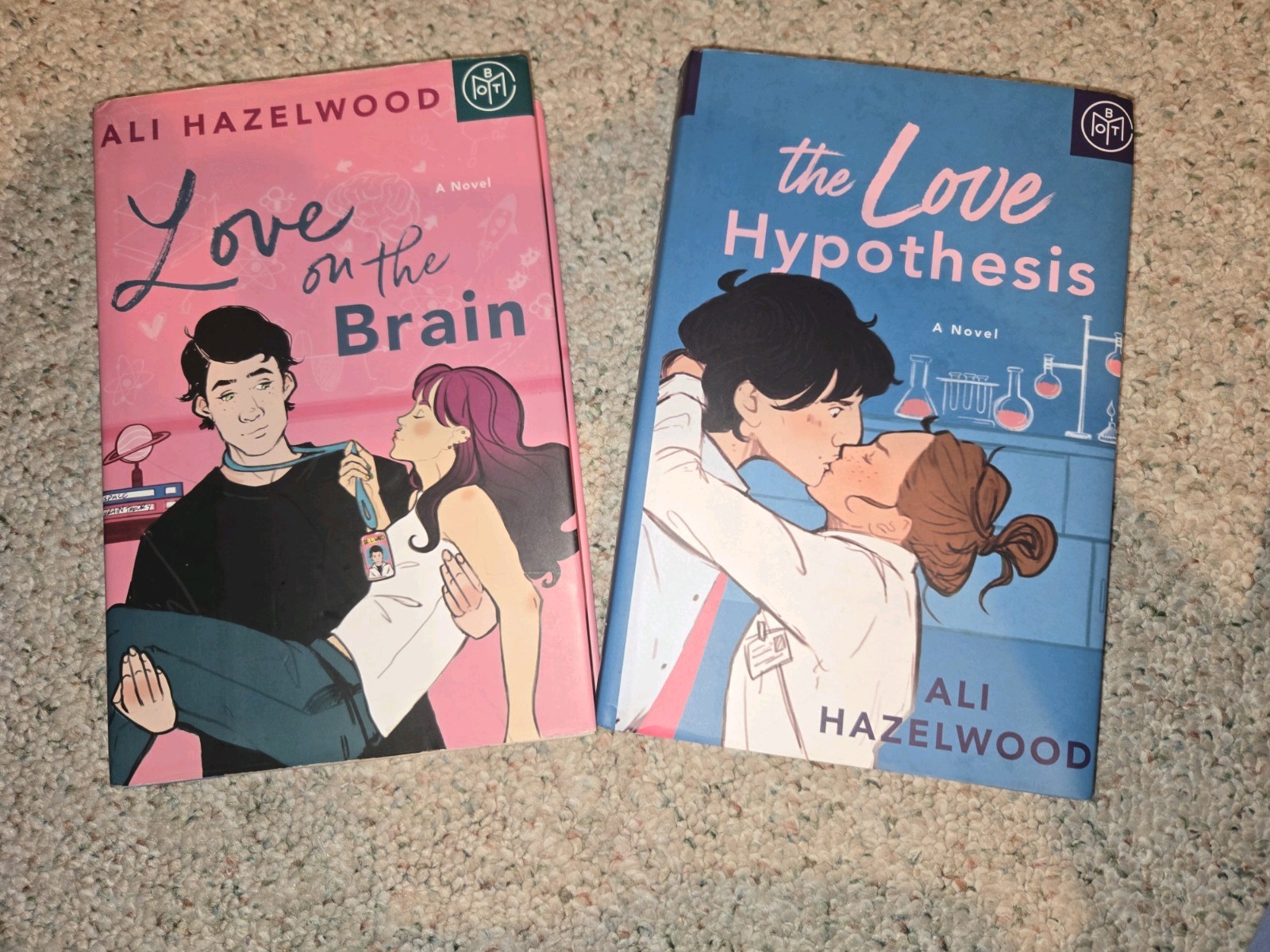 Ali Hazelwood Love on the Brain & The Love Hypothesis Hardcover w/ Dust Jacket