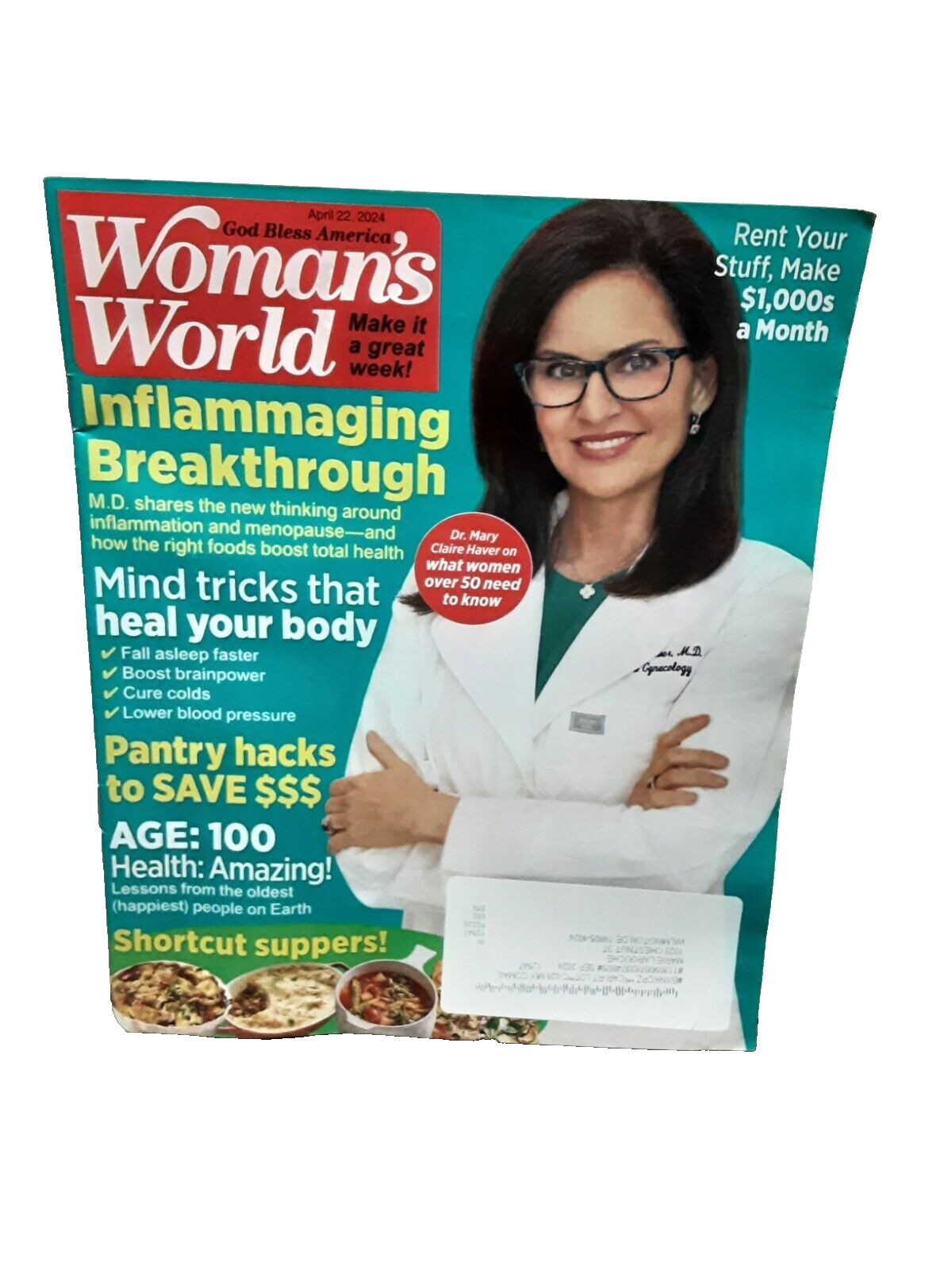 Womans World Magazine April 22 2024 Dr Mary Claire Haver