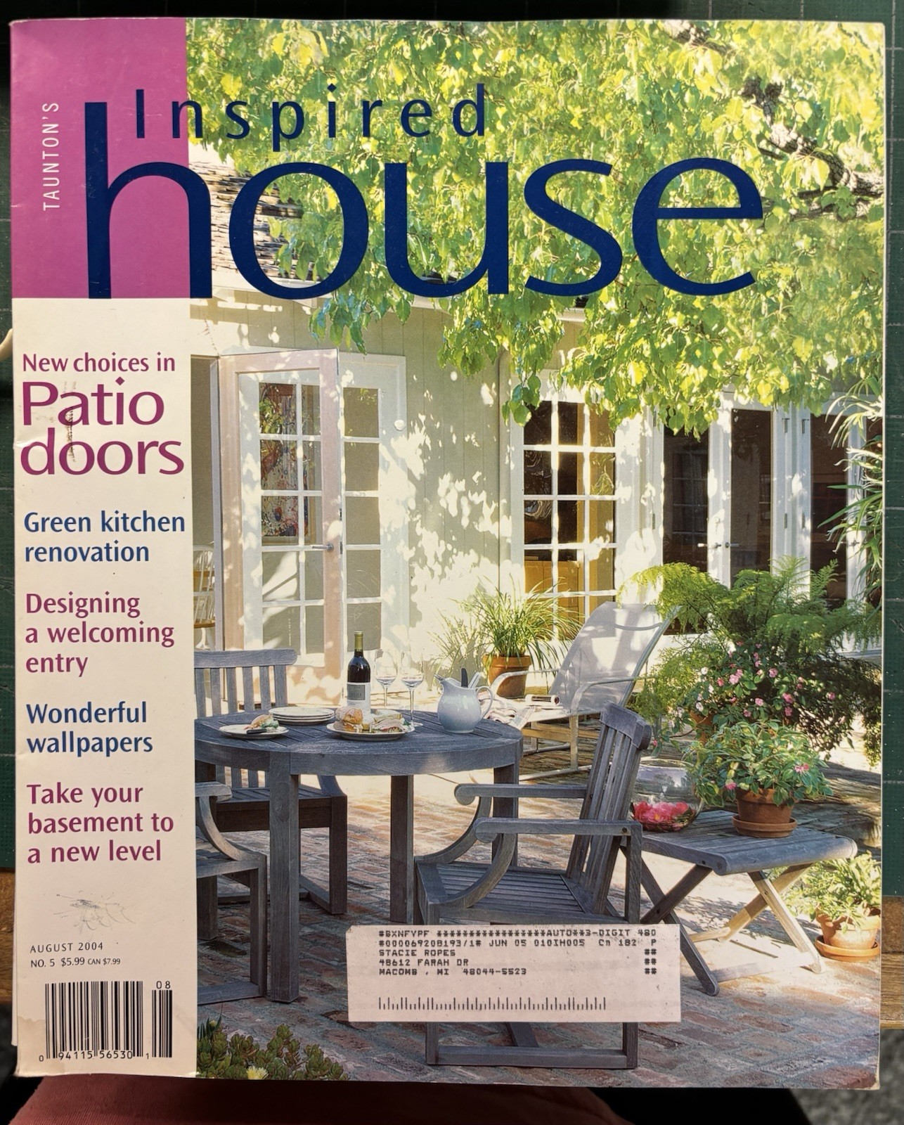 Inspired House Magazine Lot of 4 2004-2005