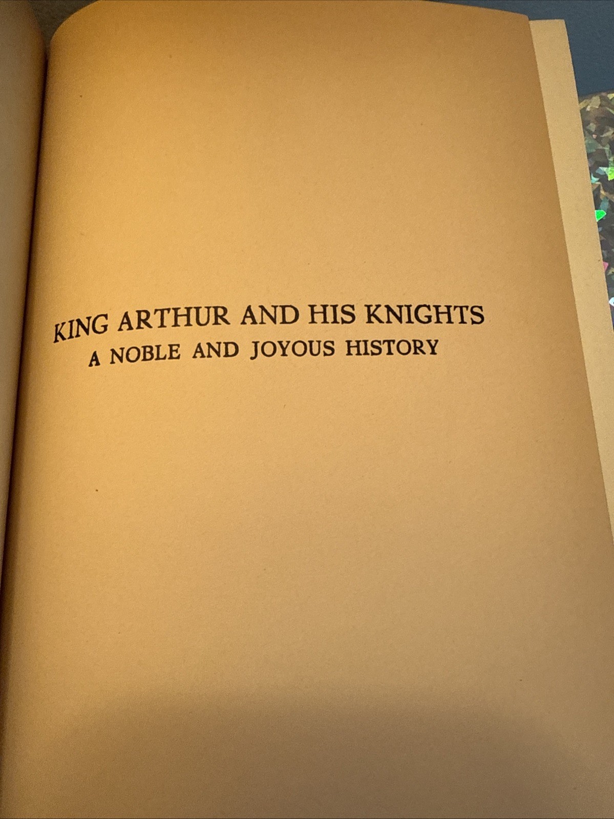 King Arthur His Knights 1937 Rand McNally Allen Schaeffer Neill HC DJ