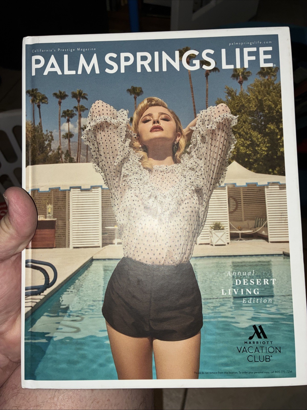 Palm Springs Life Magazine Annual 2018-2019 Hardcover Chloë Grace Moretz Cover