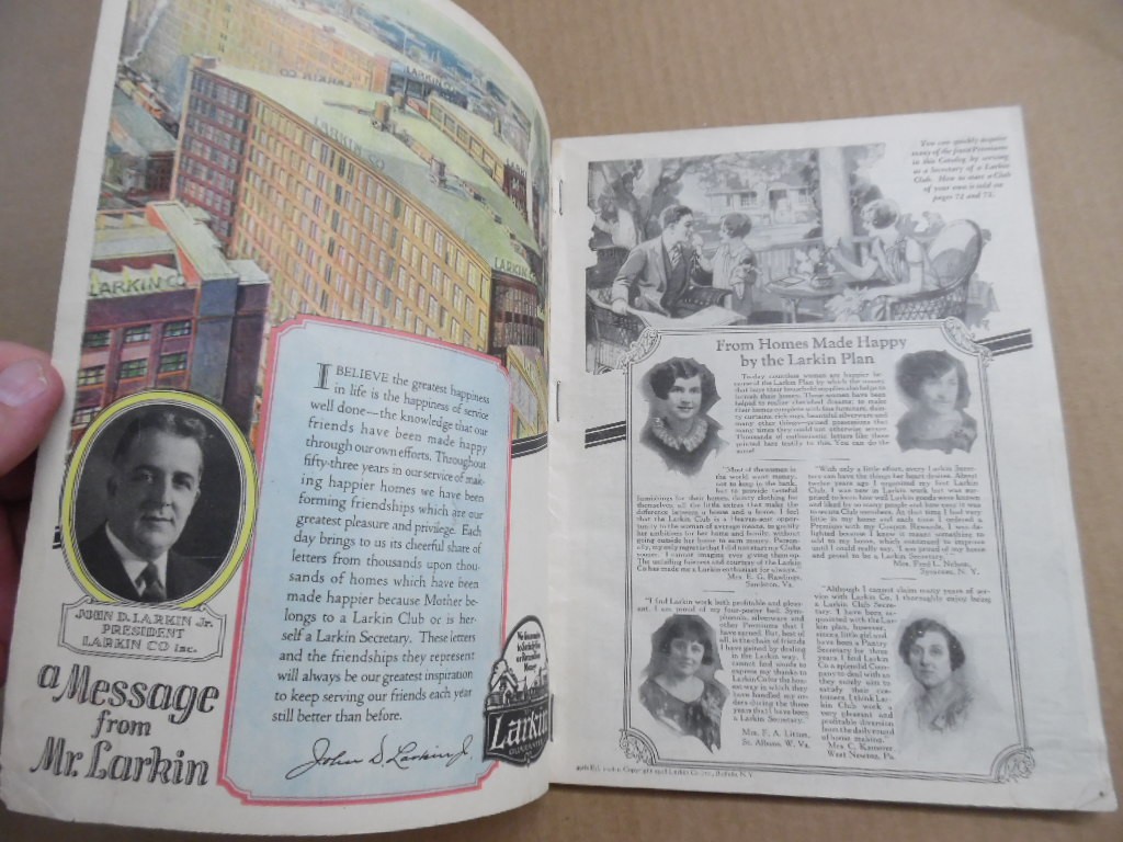 1928 Larkin Company Catalog Fashion Furniture Lamps Buffalo NY Vintage 222 pages