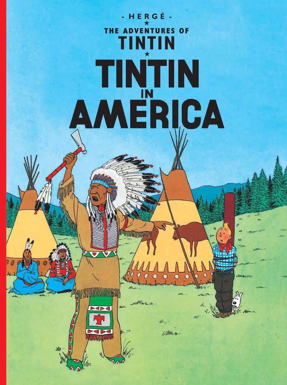 Tintin in America by Herg? (English) Hardcover Book