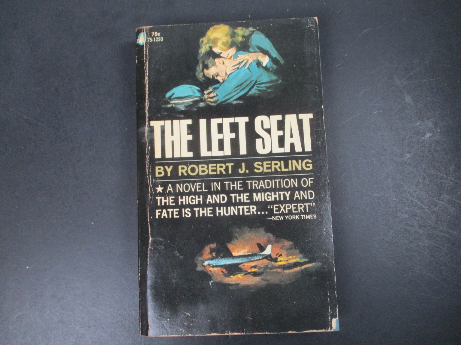 The Left Seat Robert J. Serling 1966 PB Popular Library Airline Pilot Novel
