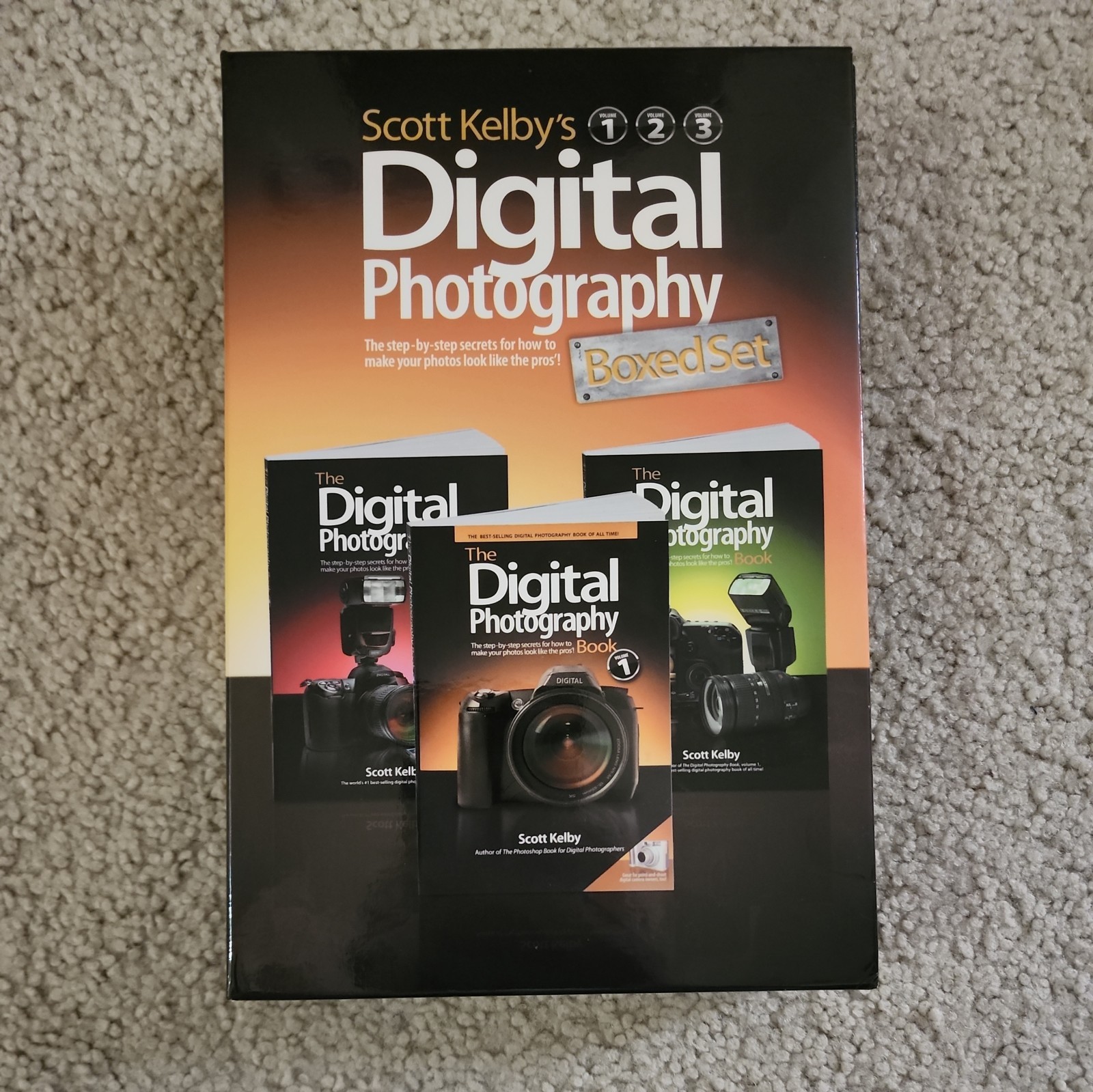 Scott Kelby’s Digital Photography Boxed Set volumes 1 to 3