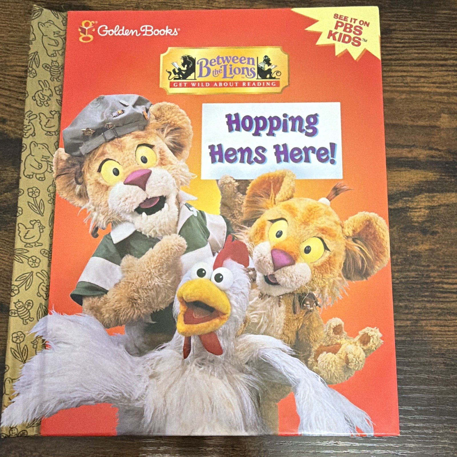Golden Books Between the Lions Hopping Hens Here! HC 2000 Illus Gikow/Durkee
