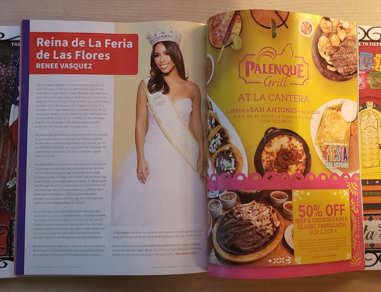 San Antonio Fiesta „The Official Guide To Fiesta Magazine 2023“ – 130 PAGES
