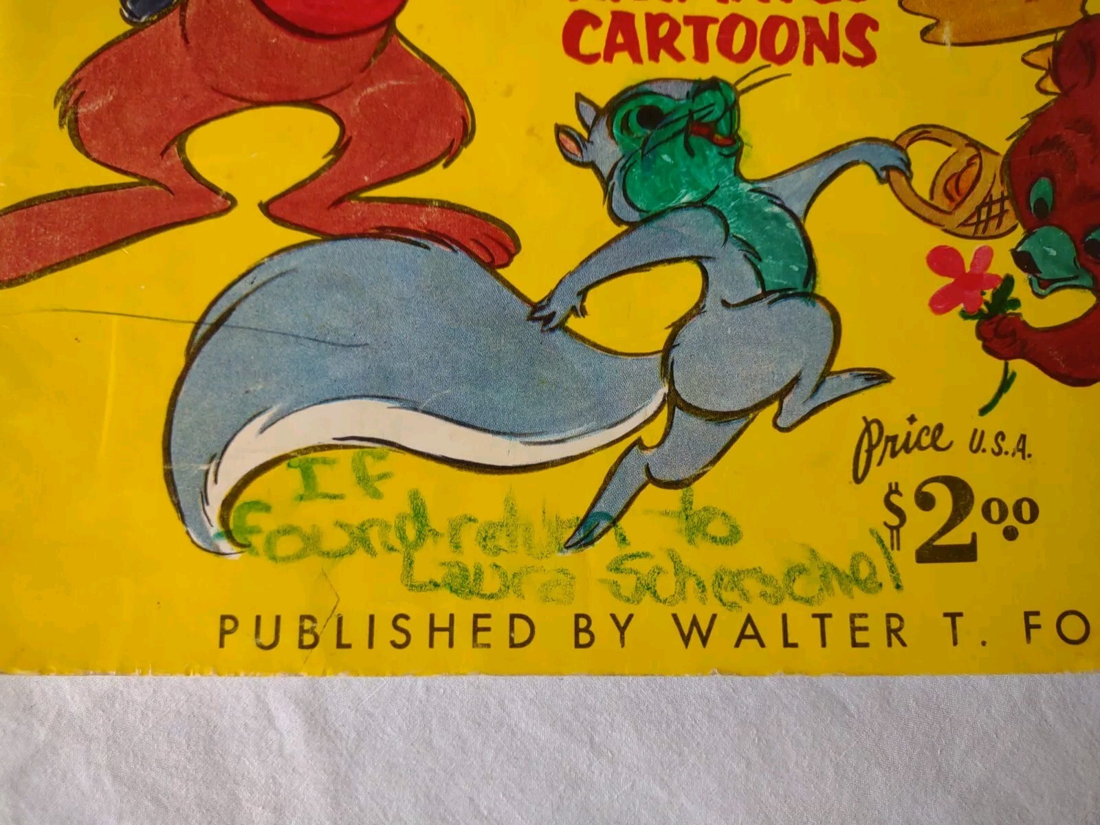ANIMATION by PRESTON BLAIR Art Instruction Book in WALTER FOSTER Series, c.1950s