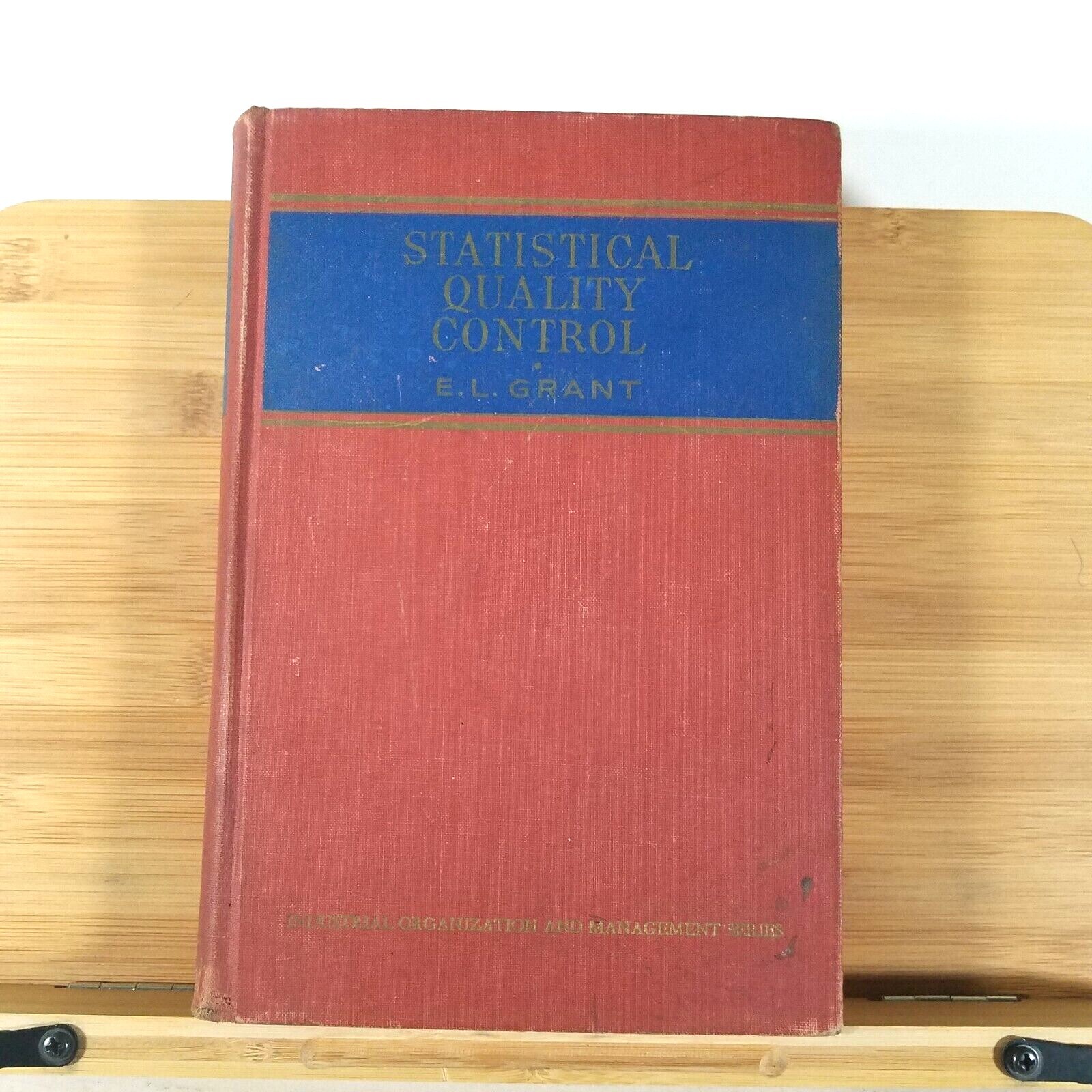 Statistical Quality Control Eugene L Grant 1946 HC 1st Edition Engineering Tech