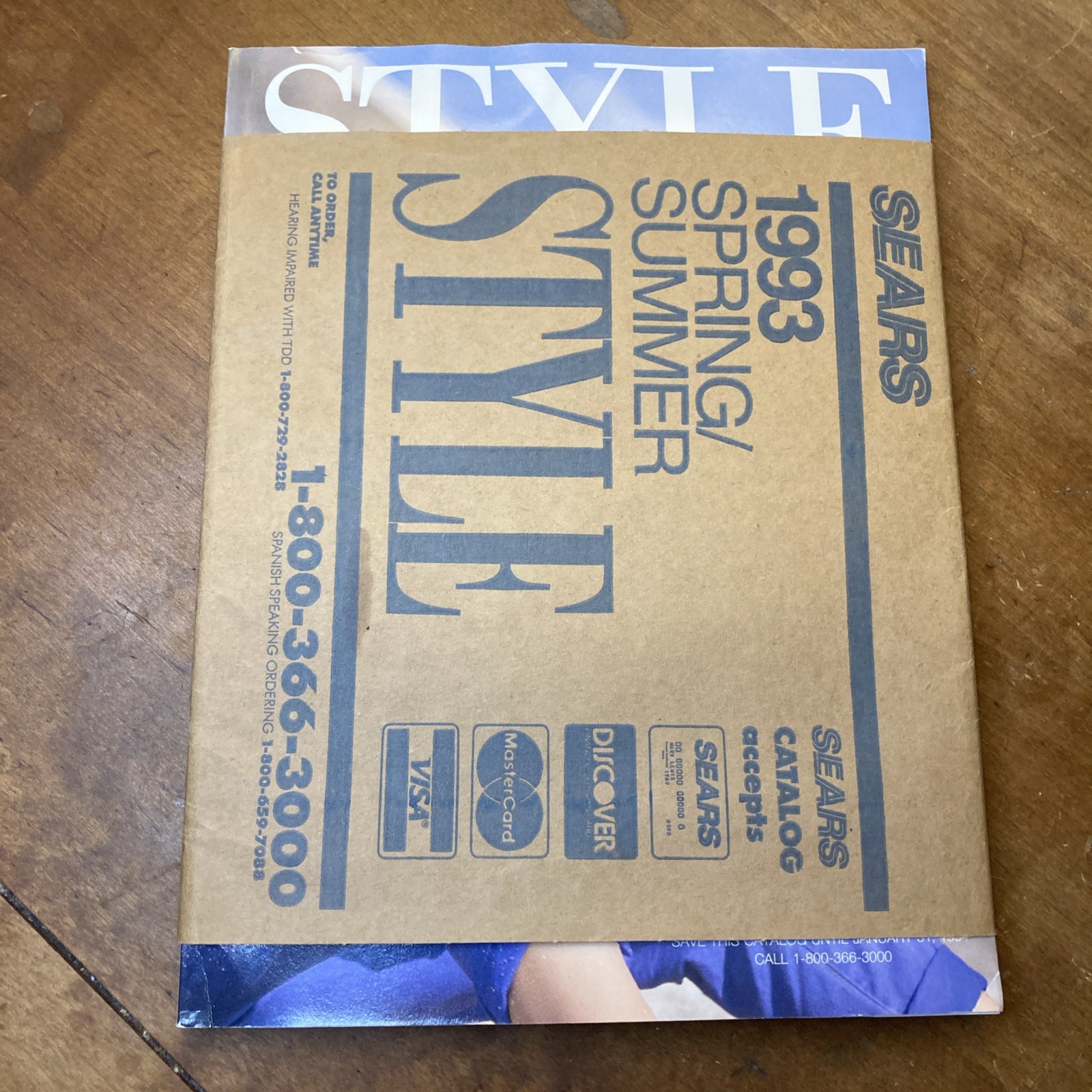 1993 Sears Spring/Summer Style Mail Order Catalog – Wrapper Unaddressed