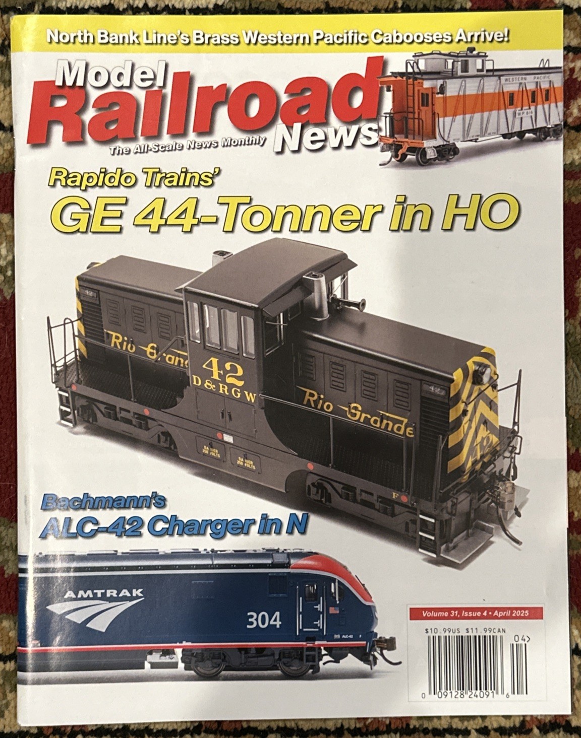 MODEL RAILROAD NEWS MAGAZINE April 2025