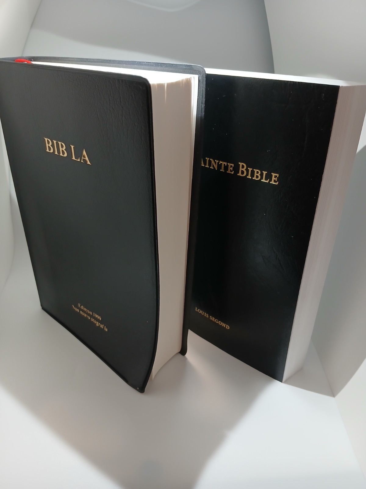 Bib La, Sainte Bible by Louis Second, French Hardcover, Vintage Edition 1999