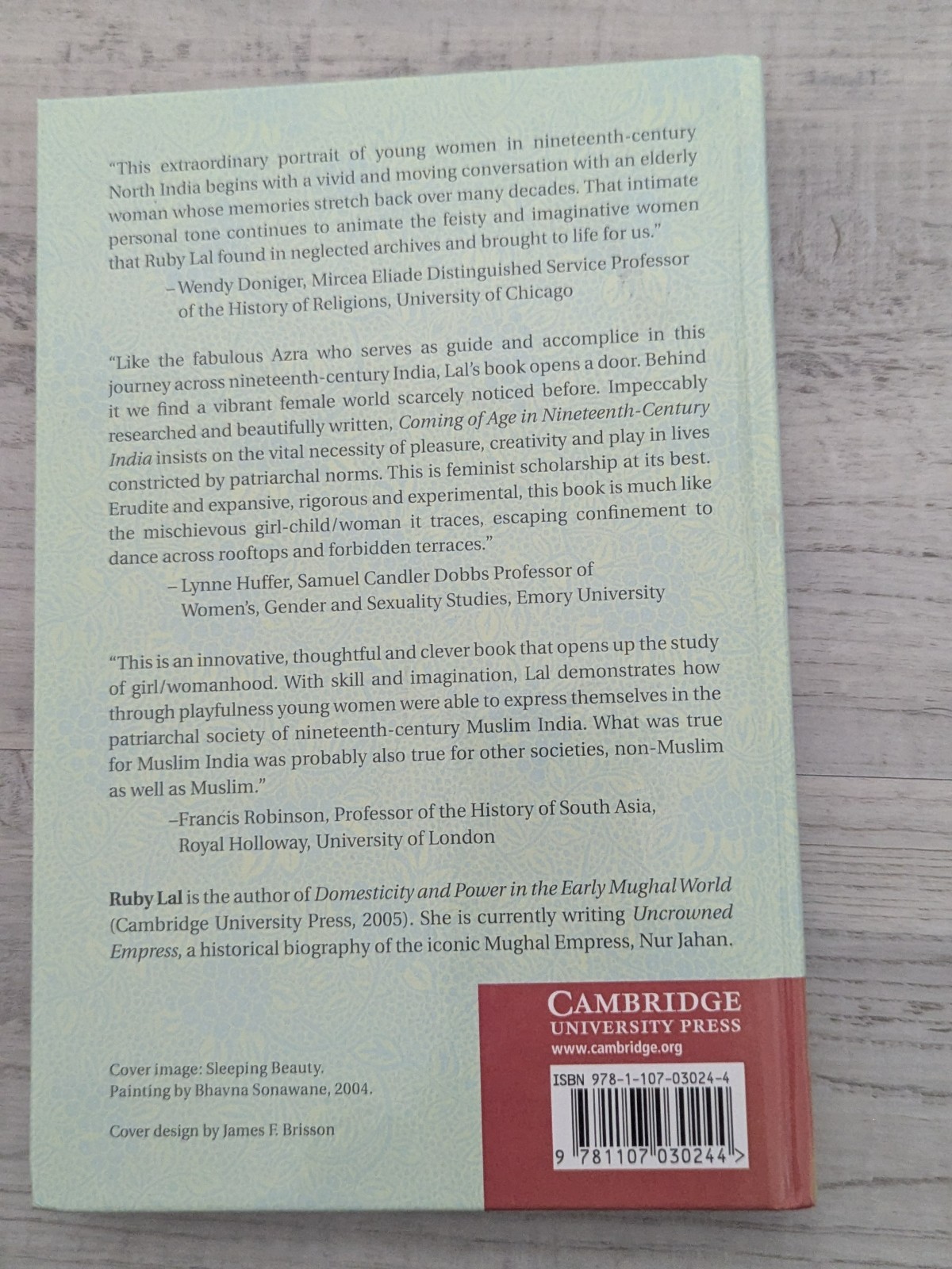 Coming of Age in 19th cen India: Girl-child & art of playfulness; R. Lal – HC/VG