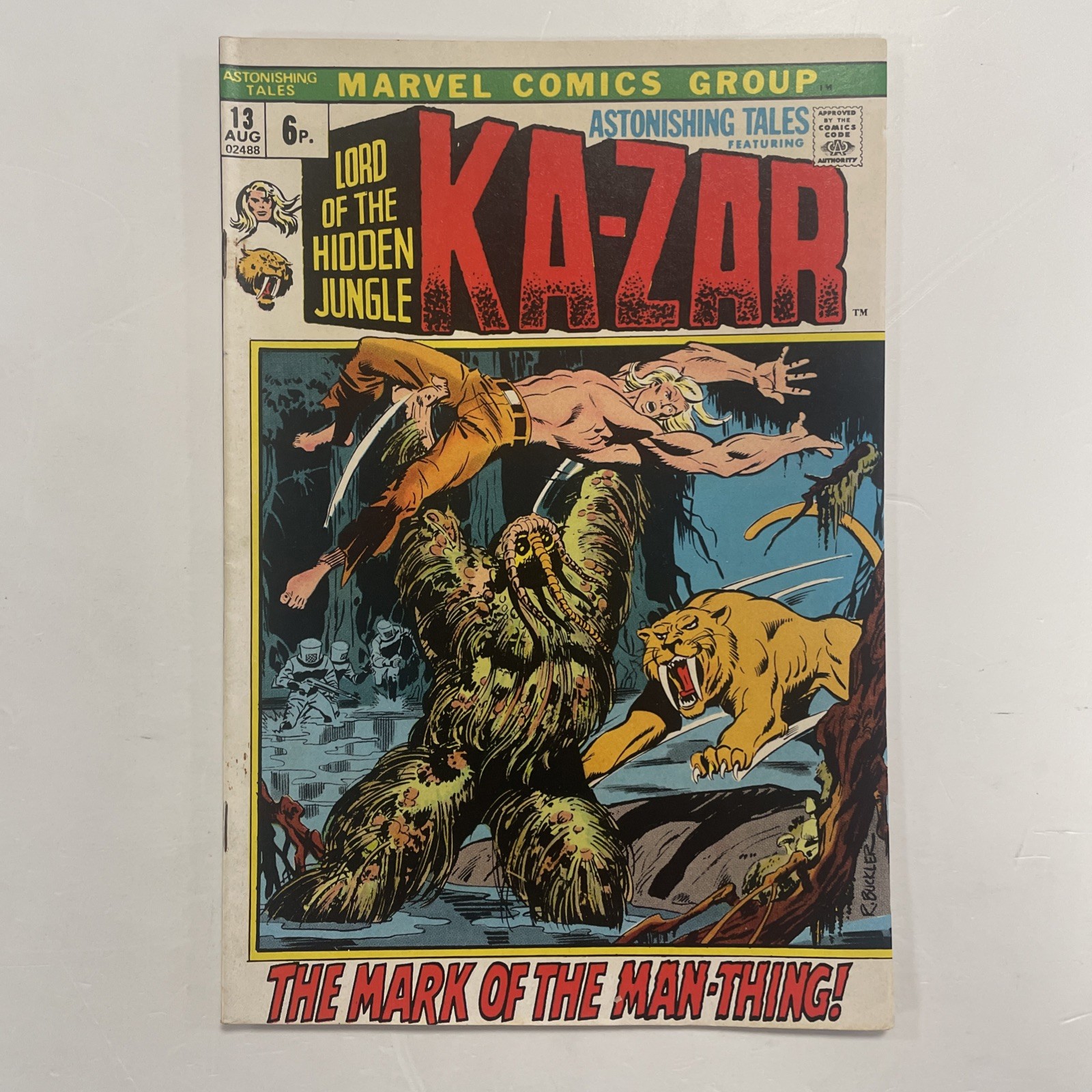 Astonishing Tales #13 1972 FN 1st Man-Thing Cover **See Description**