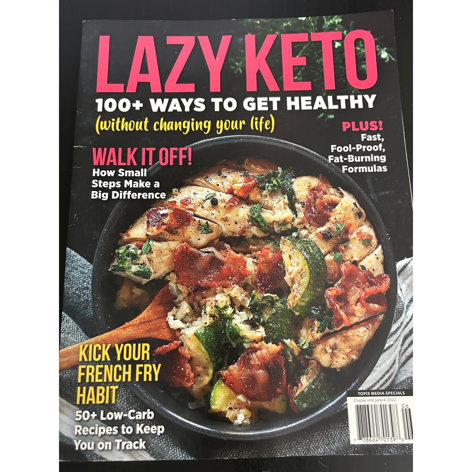 Magazine Lazy Keto Multi 100+ Low Carb Recipes Topix Media Specials June 2022