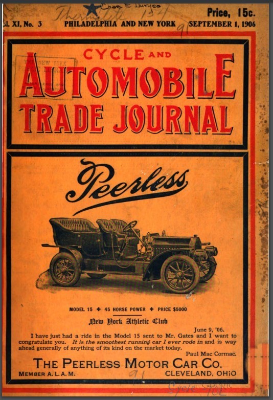 AUTOMOBILE TRADE JOURNAL 1900S 84 Unique Issues In PDF Format On USB Thumb Drive