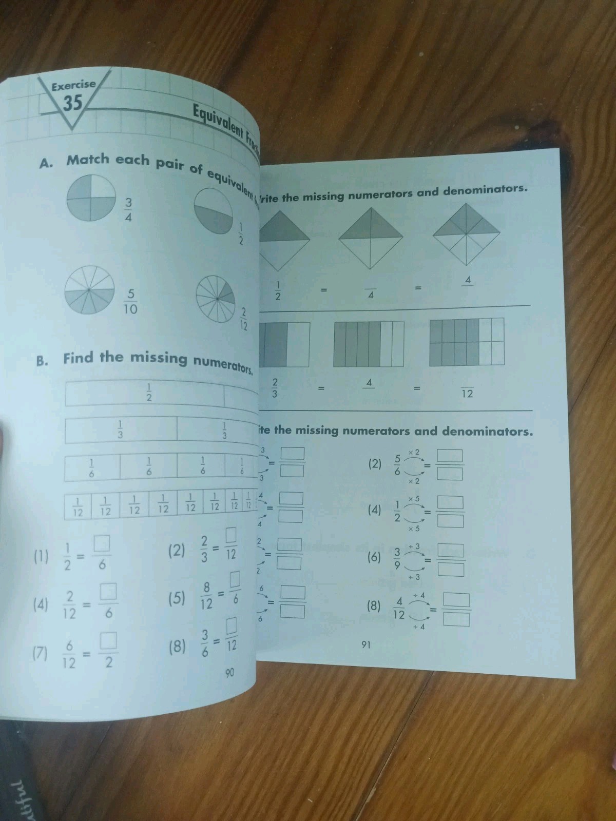 Primary Mathematics 3A 3B Textbooks w/ UNUSED Extra Practice Workbook Set