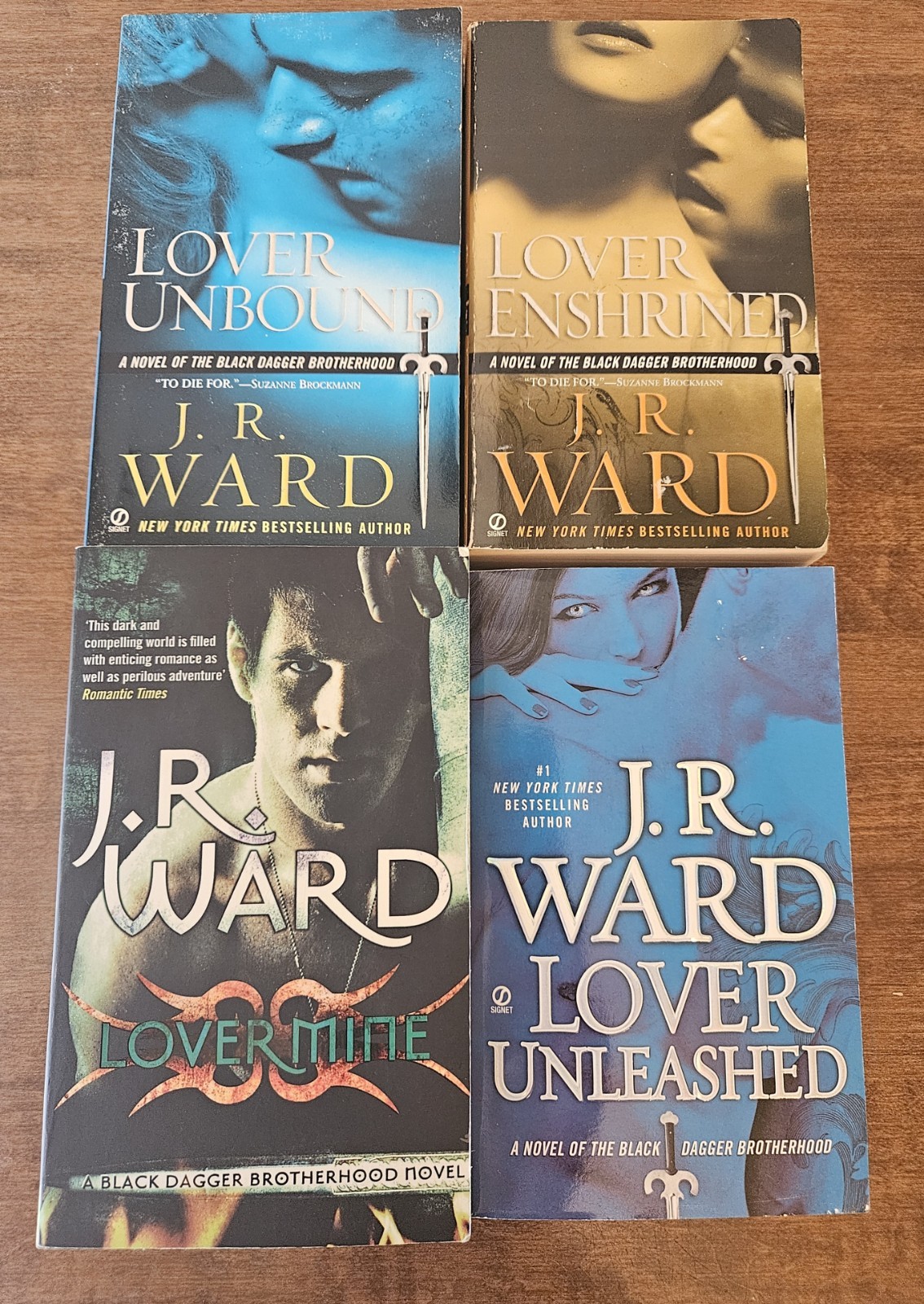 LOT J.R. Ward Black Dagger Brotherhood Dark Lover BOOKS 1-13 In Order