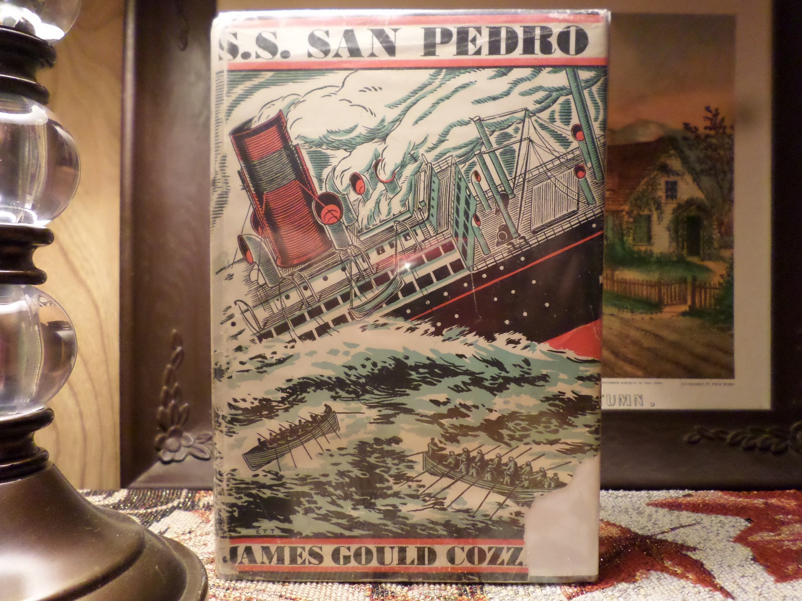 S. S. San Pedro 1931 James Gould Cozzens FIRST EDITION Hardcover /w DJ