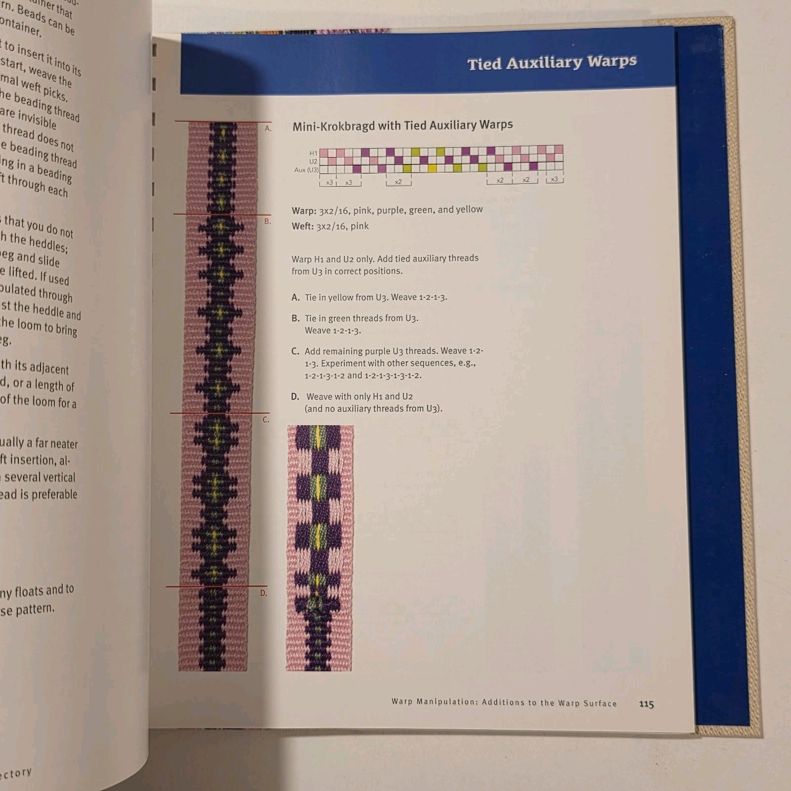 Weaver’s Inkle Pattern Directory, Hardcover by Dixon, Anne; Van Der Hoogt, Ma…