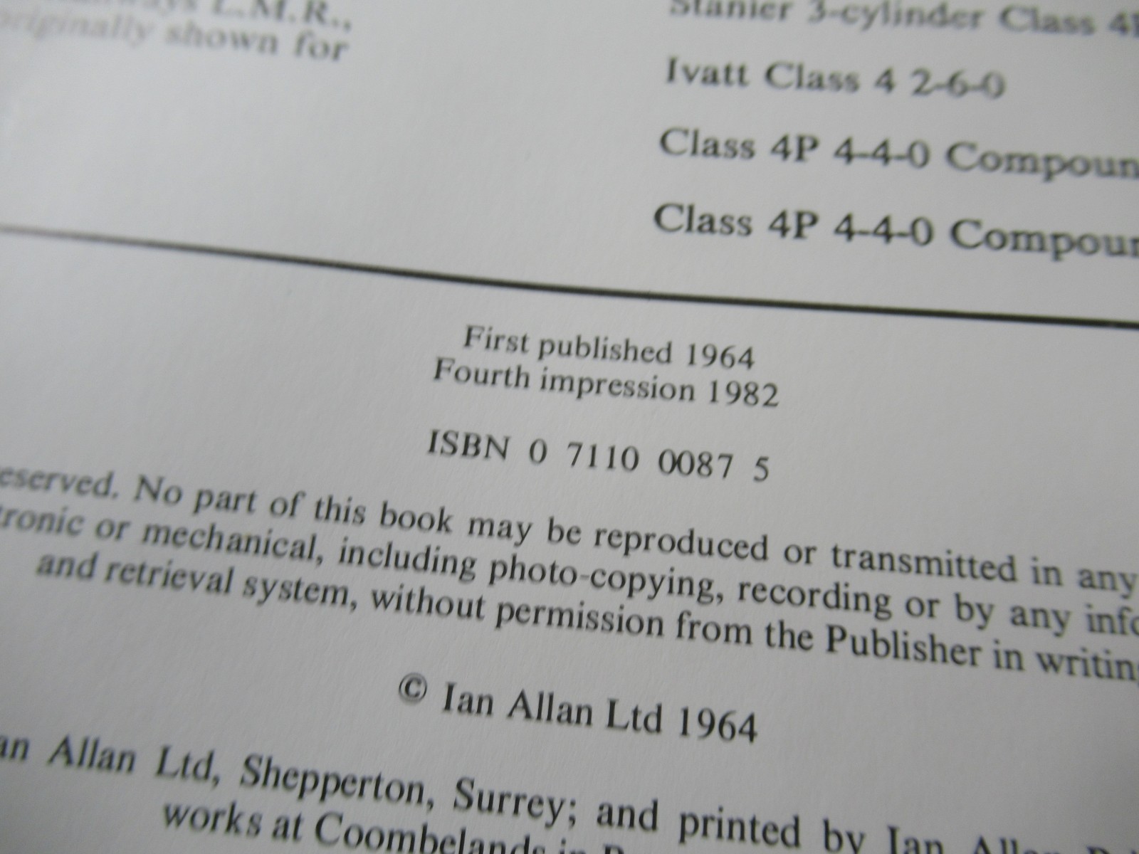 Historic Locomotive Drawings in 4mm Scale – F J Roche 1982 Ian Allan Railway