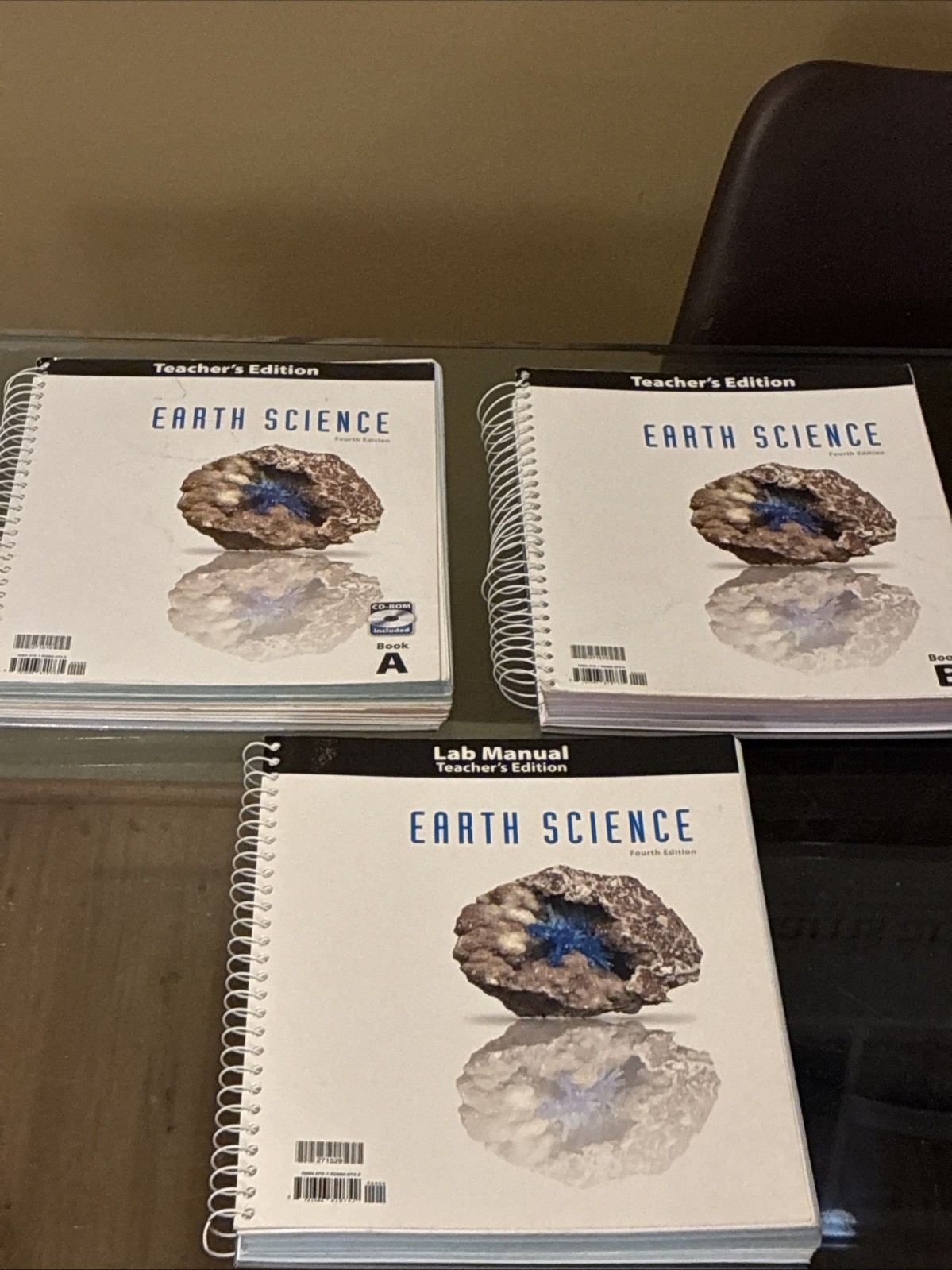 BJU Press Earth Science Fourth 4th Edition Teacher’s Lab Manual + Textbooks A B