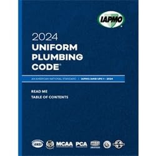 2024 Uniform Plumbing Code Soft Cover w/Tabs …, IAPMO